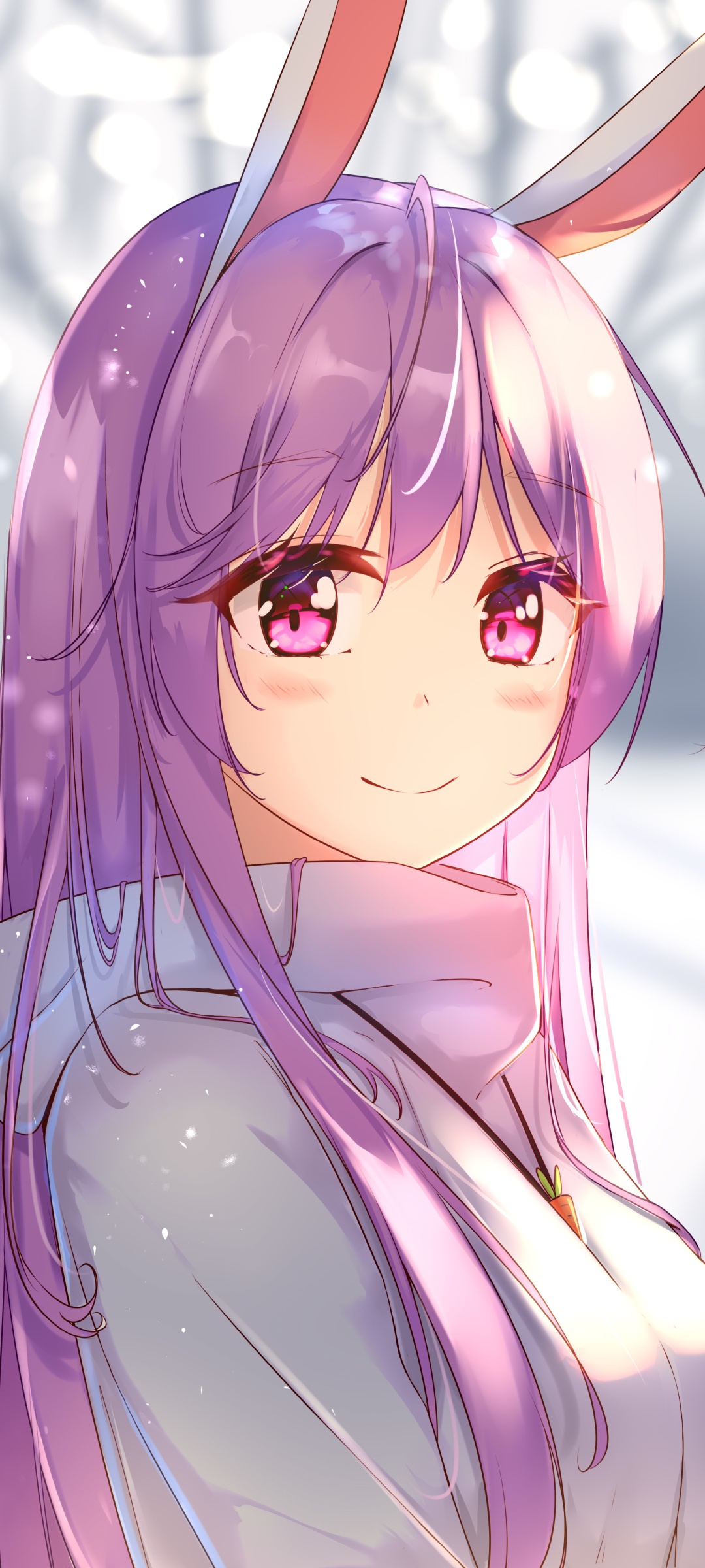 Anime Touhou, Reisen Udongein Inaba, 1080x2400, Phone HD Wallpaper