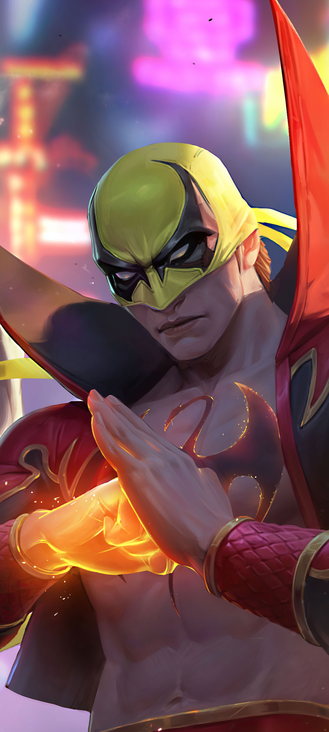 Video Game Marvel: Future Fight, Danny Rand, Iron Fist (Marvel Comics), 1080x2400, Phone HD Wallpaper