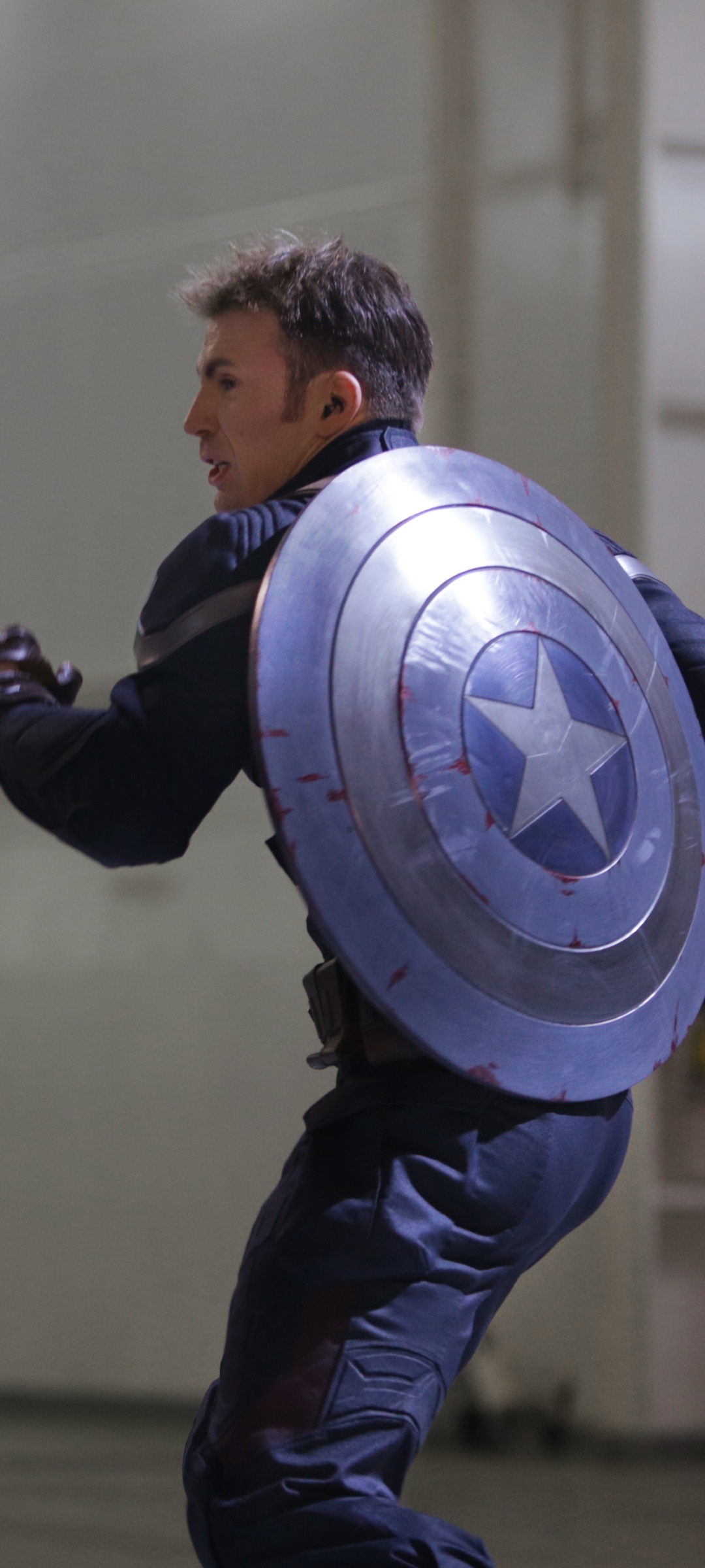 Movie Captain America: The Winter Soldier, Chris Evans, Georges St-Pierre, Captain America, 1080x2400, Phone HD Wallpaper