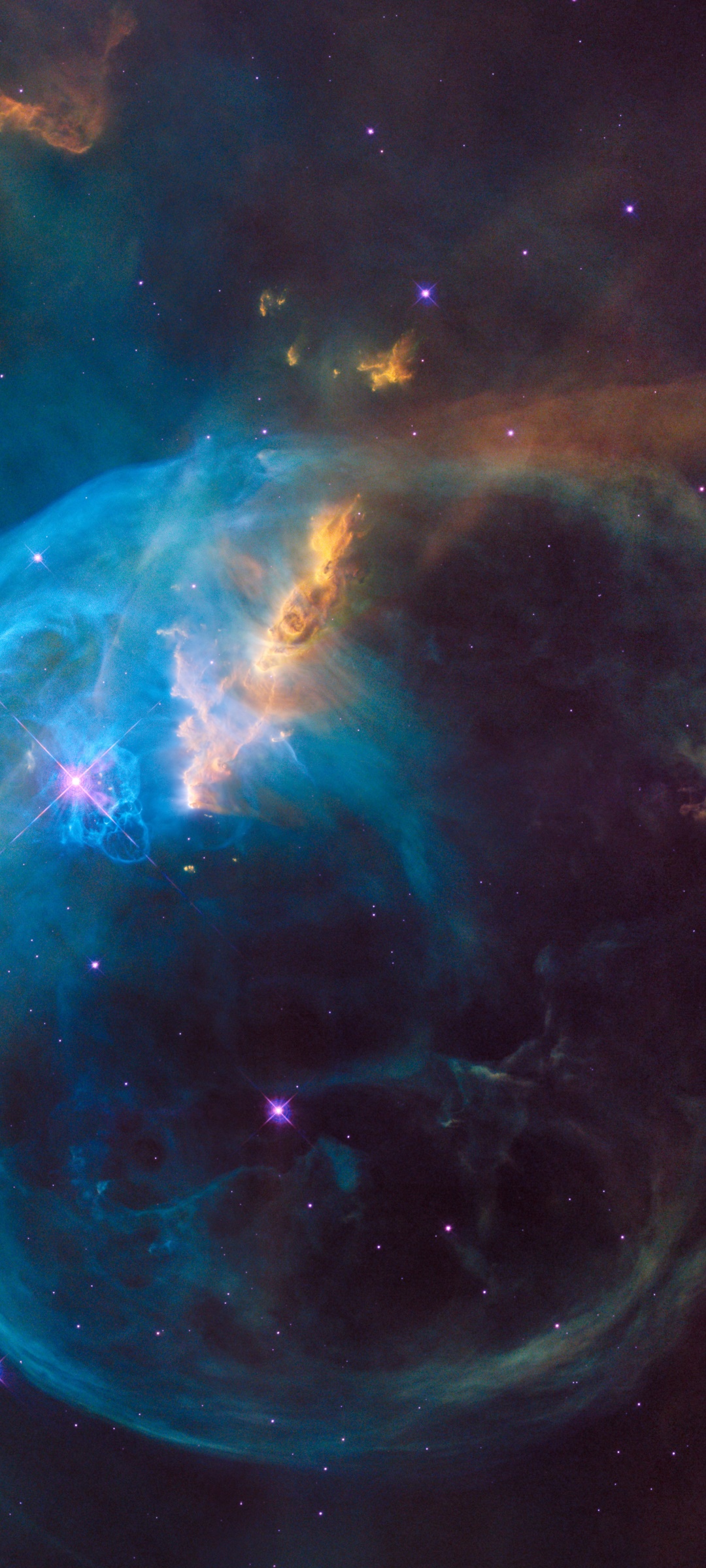 Sci Fi Nebula, 1080x2400, Phone HD Wallpaper