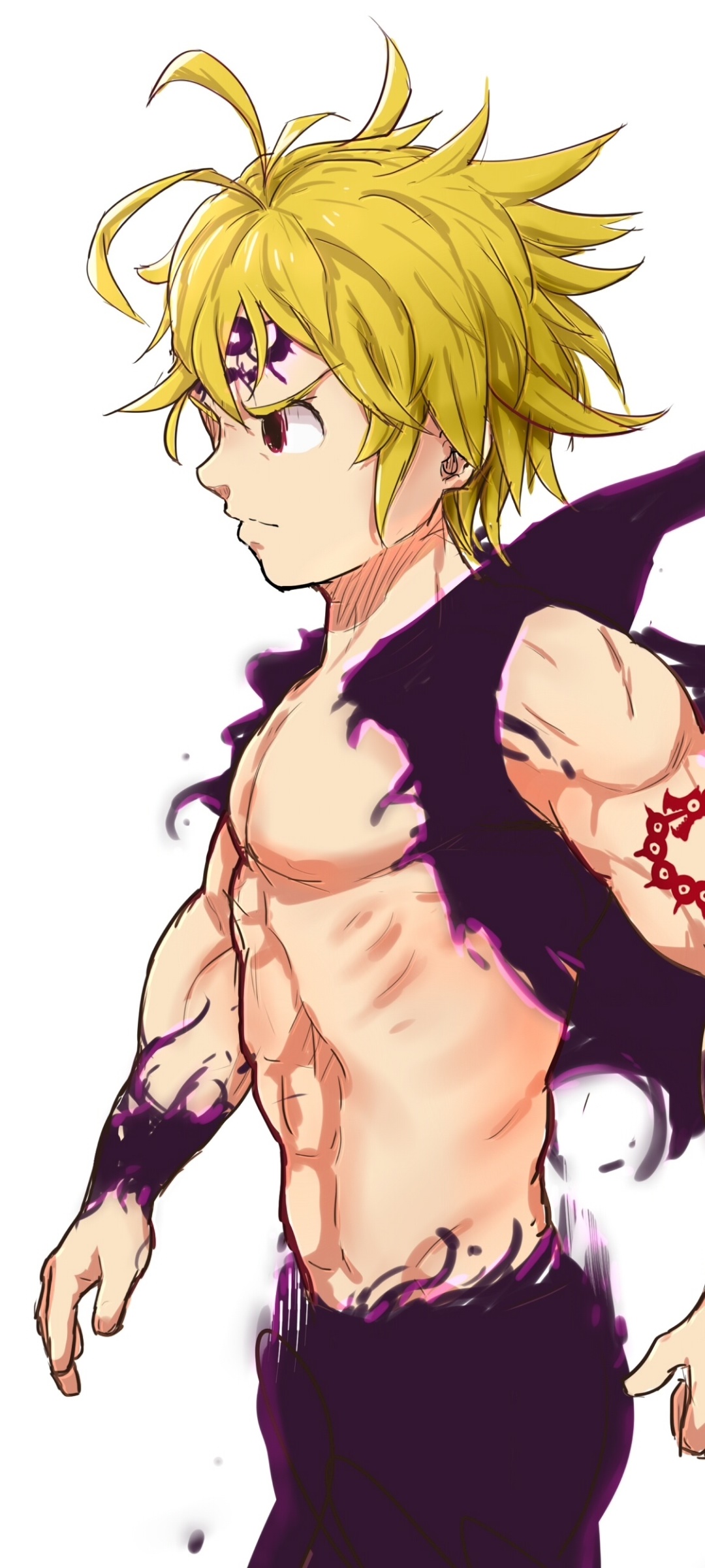 Anime The Seven Deadly Sins, Meliodas (The Seven Deadly Sins), 1080x2400, Phone HD Wallpaper
