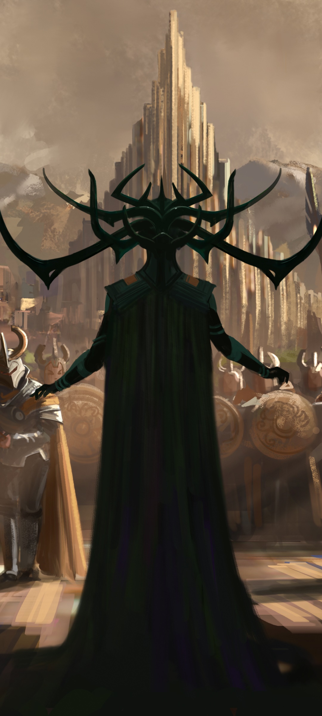 Movie Thor: Ragnarok, Hela (Marvel Comics), 1080x2400, Phone HD Wallpaper