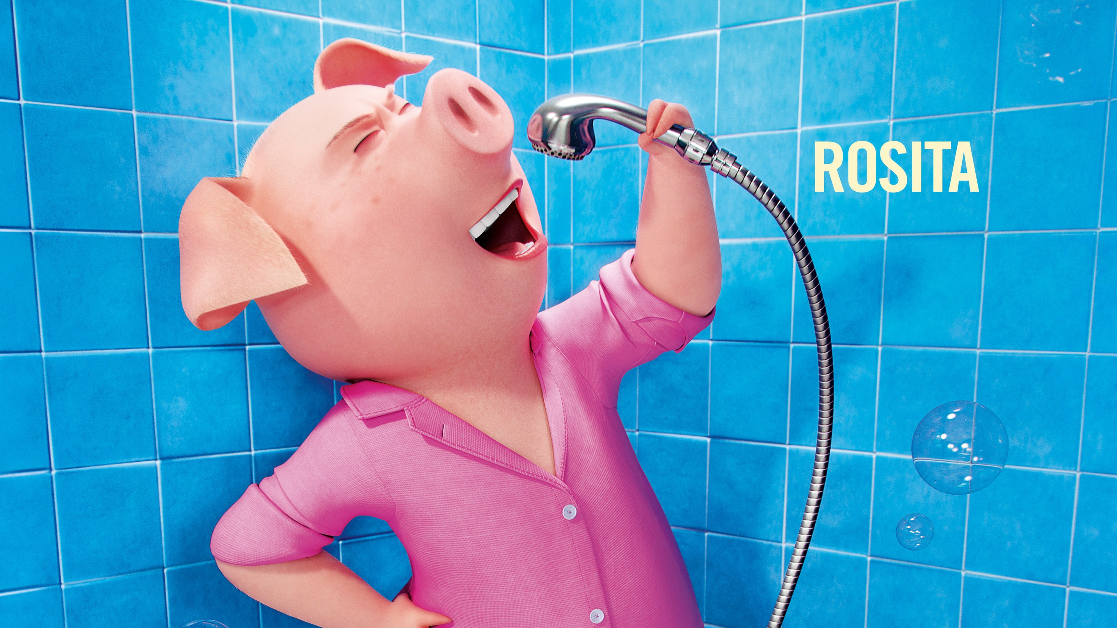 Sing, pig, rosita, best animation movies of 2016, HD Wallpaper