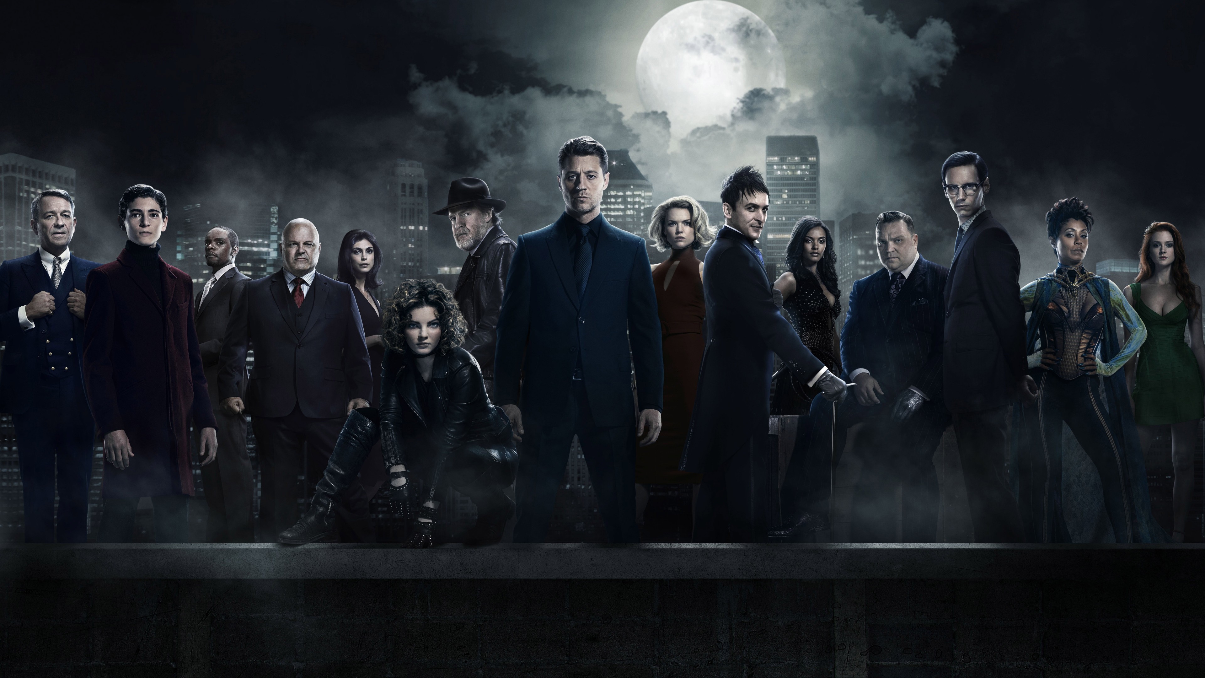 Gotham 3 season, Gotham, TV Series, crime, HD Wallpaper