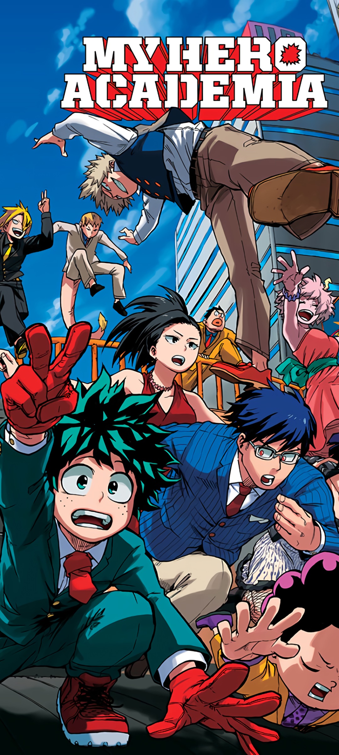Wallpaper ID: 356776 / Anime My Hero Academia Phone Wallpaper, Mina Ashido,  Minoru Mineta, Katsuki Bakugou, Izuku Midoriya, Denki Kaminari, 1080x2400  free download