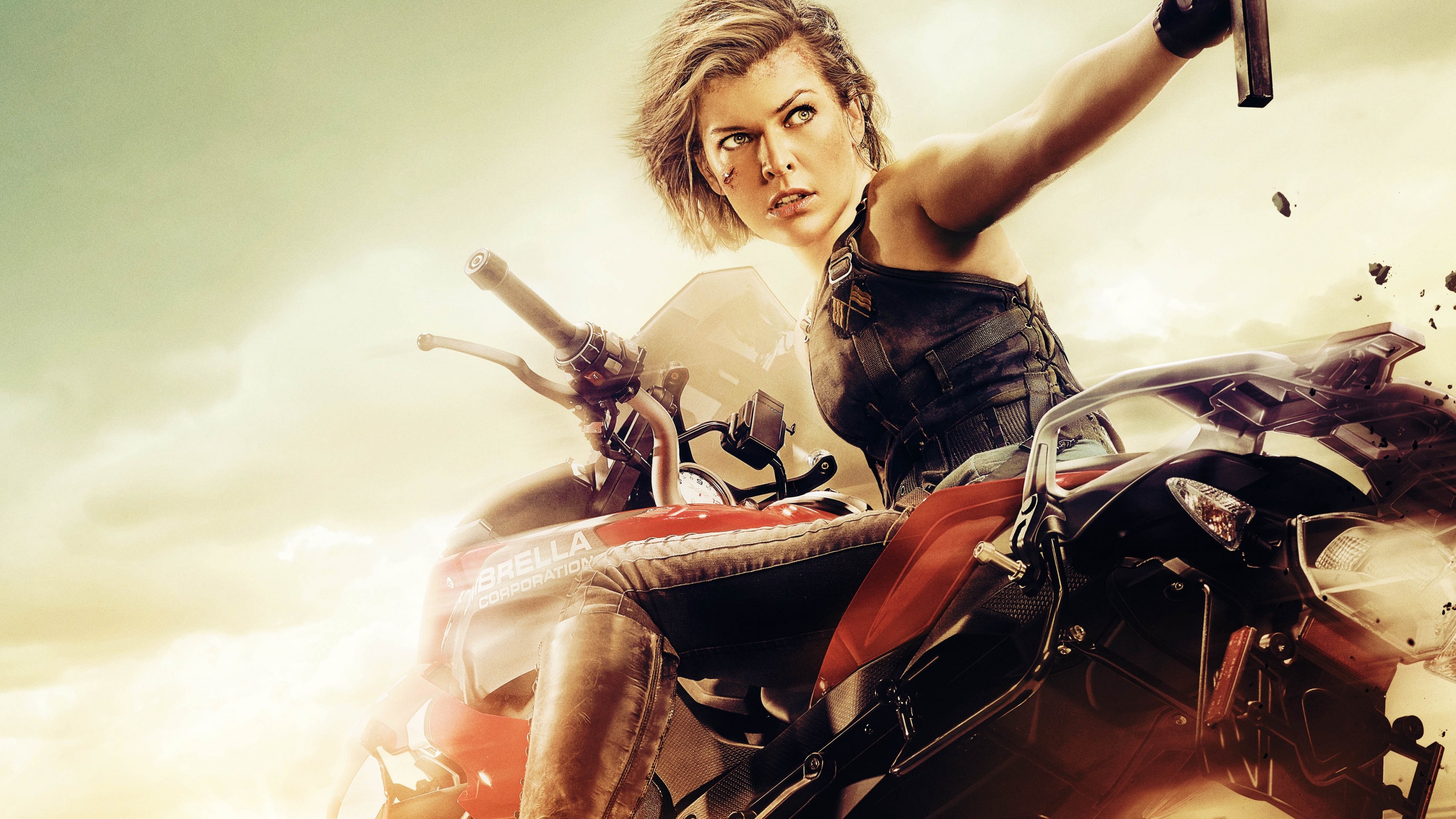 Resident Evil: The Final Chapter, Milla Jovovich, guns, best movies, HD Wallpaper