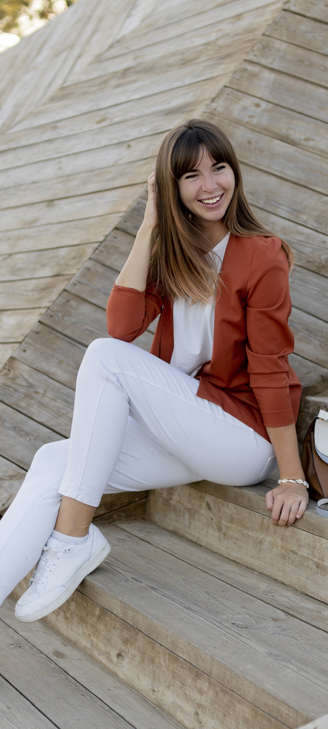 Women Model, Brunette, Smile, 1080x2400, Phone HD Wallpaper
