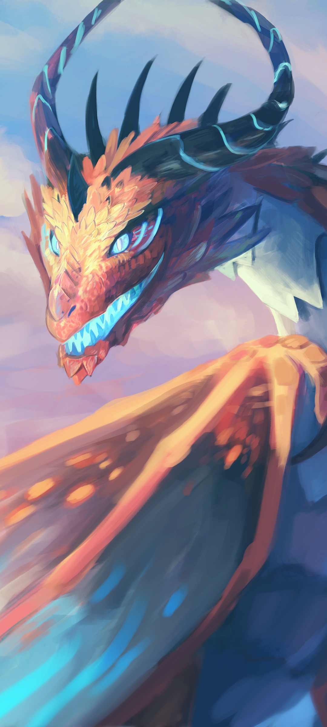 Fantasy Dragon, 1080x2400, Phone HD Wallpaper