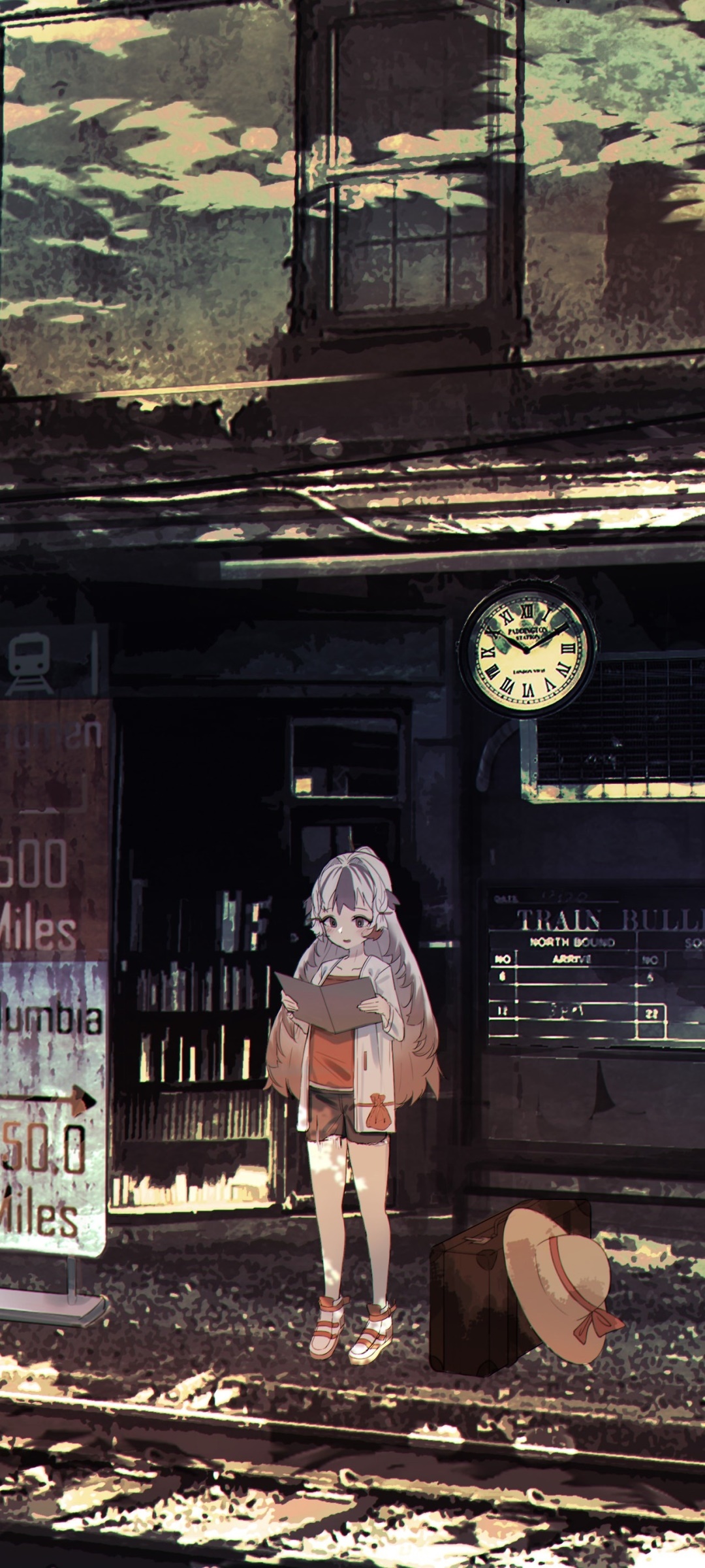 Video Game Arknights, Snowsant (Arknights), Train Station, 1080x2400, Phone HD Wallpaper