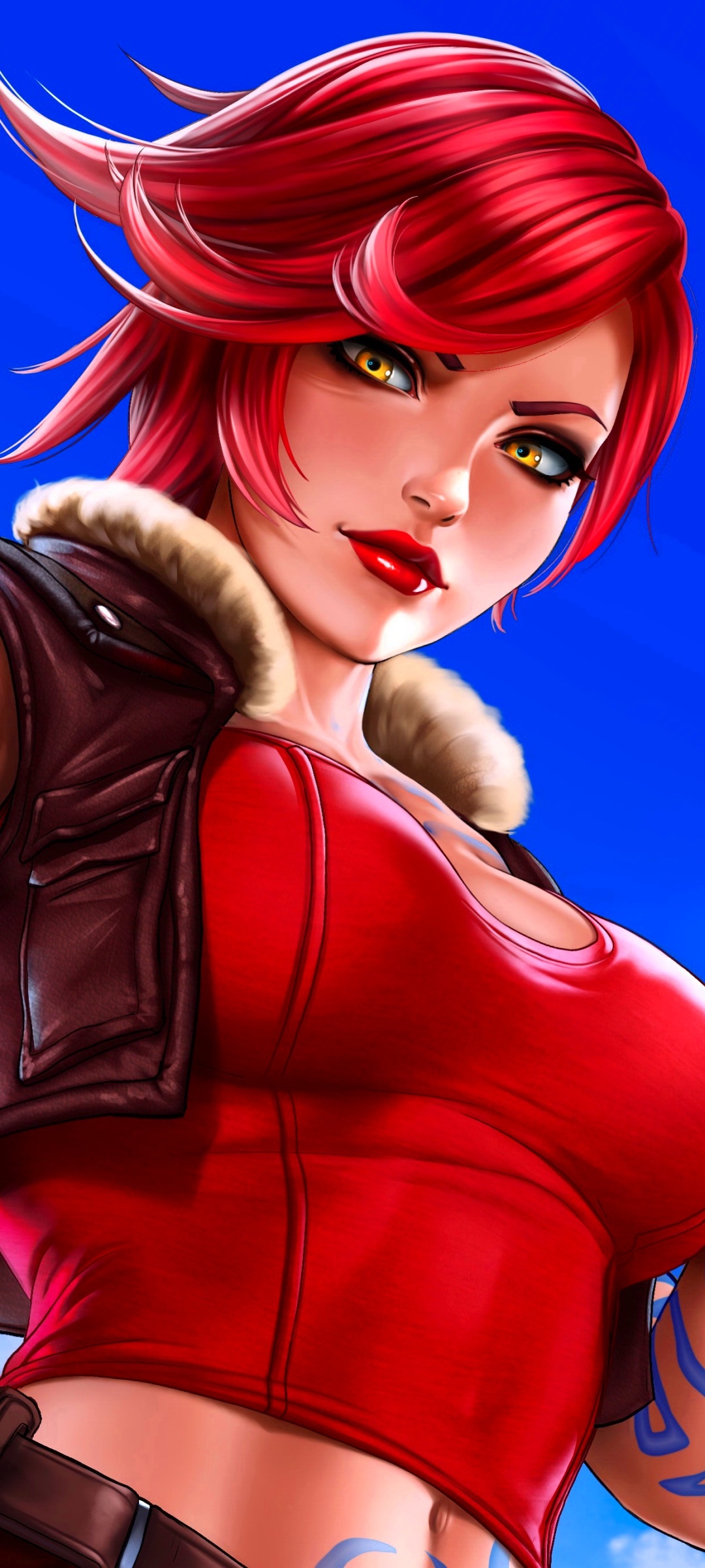 Video Game Borderlands 3, Red Hair, Lilith (Borderlands), Borderlands, Lipstick, Short Hair, 1080x2400, Phone HD Wallpaper