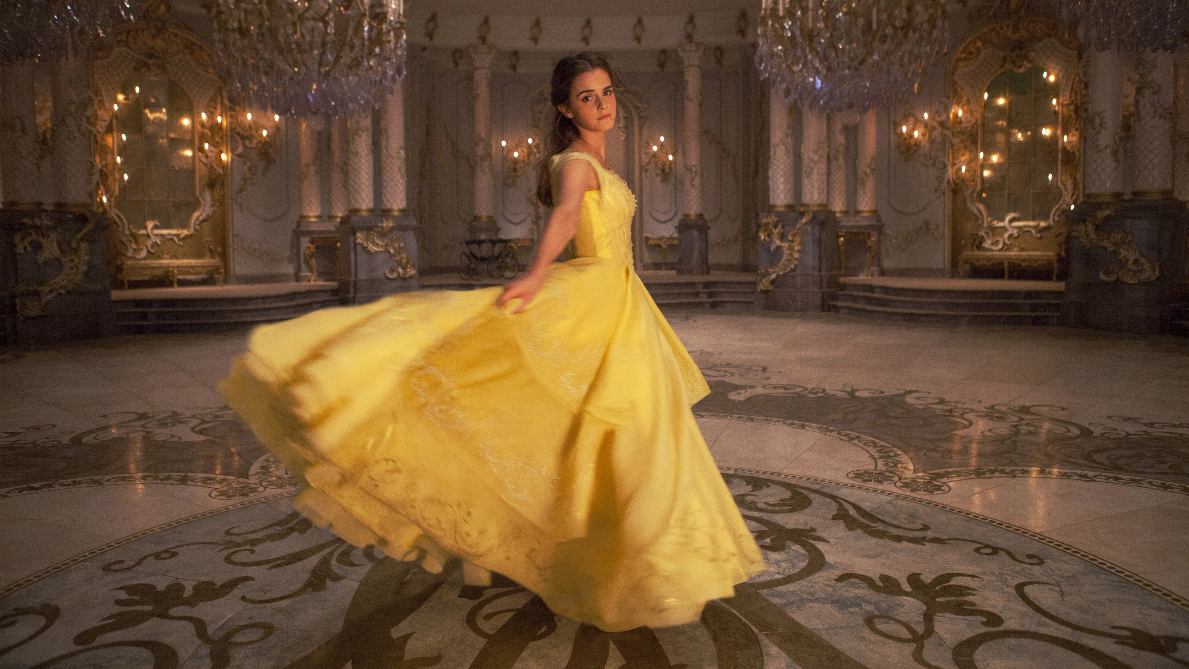 Beauty and the Beast, Emma Watson, best movies, HD Wallpaper