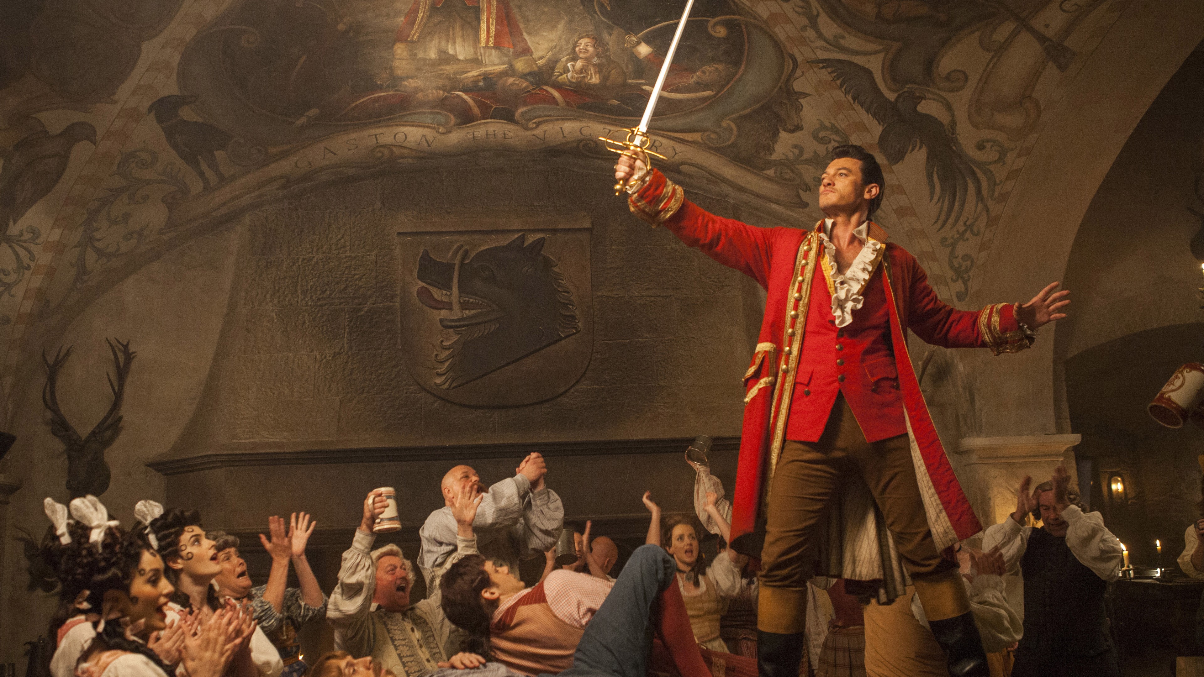 Beauty and the Beast, Luke Evans, best movies, HD Wallpaper