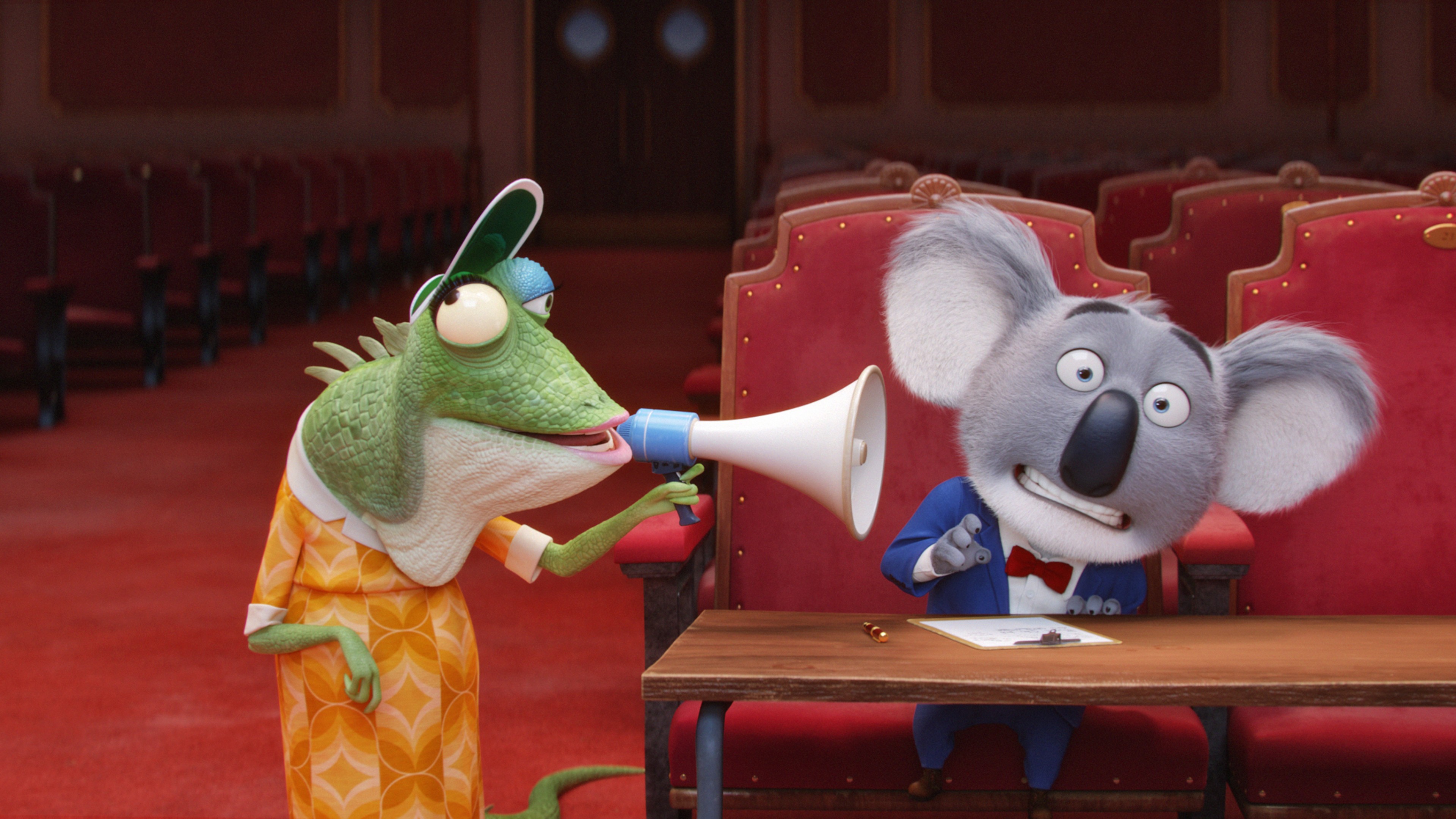 Sing, koala, buster, matthew mcconaughey, best animation movies of 2016, HD Wallpaper