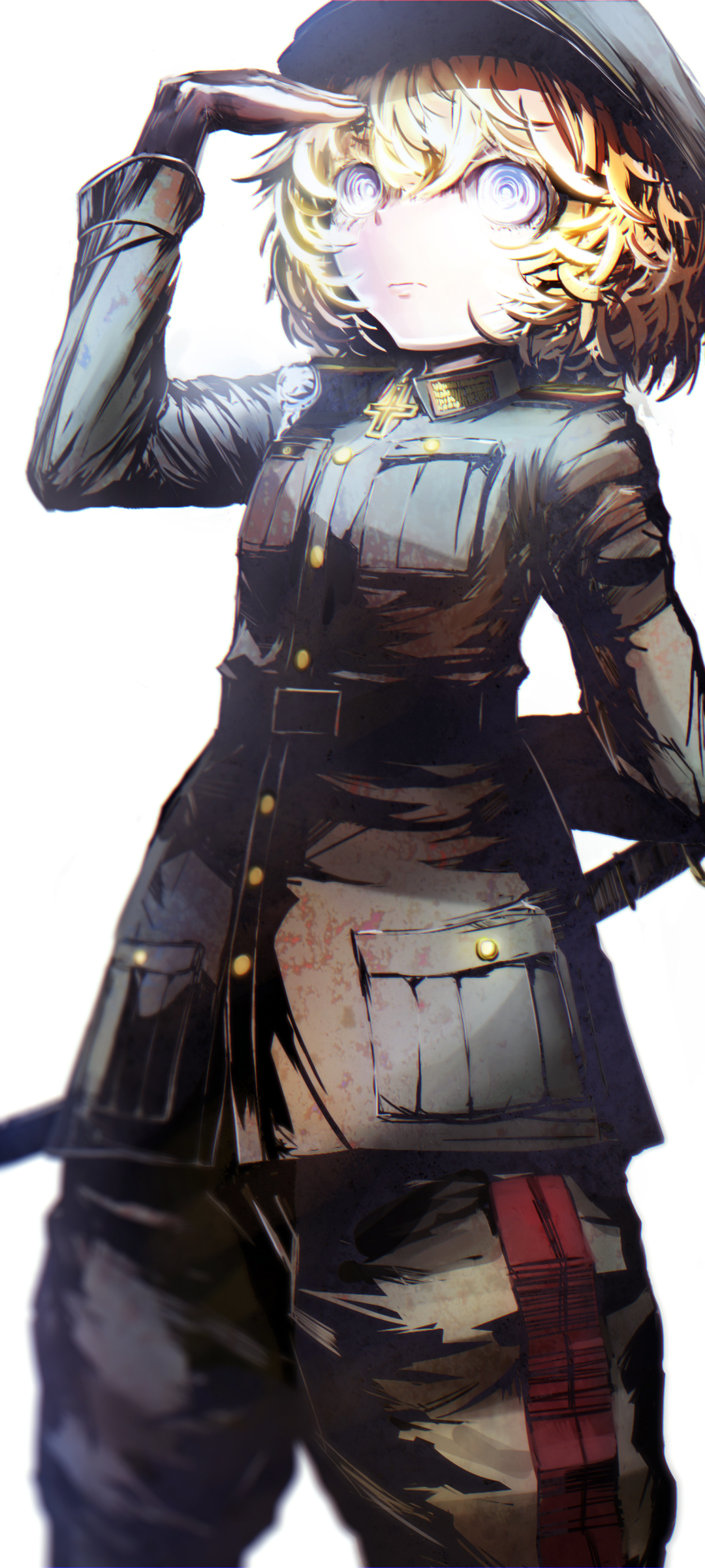 Anime Youjo Senki, Tanya Degurechaff, 1080x2400, Phone HD Wallpaper