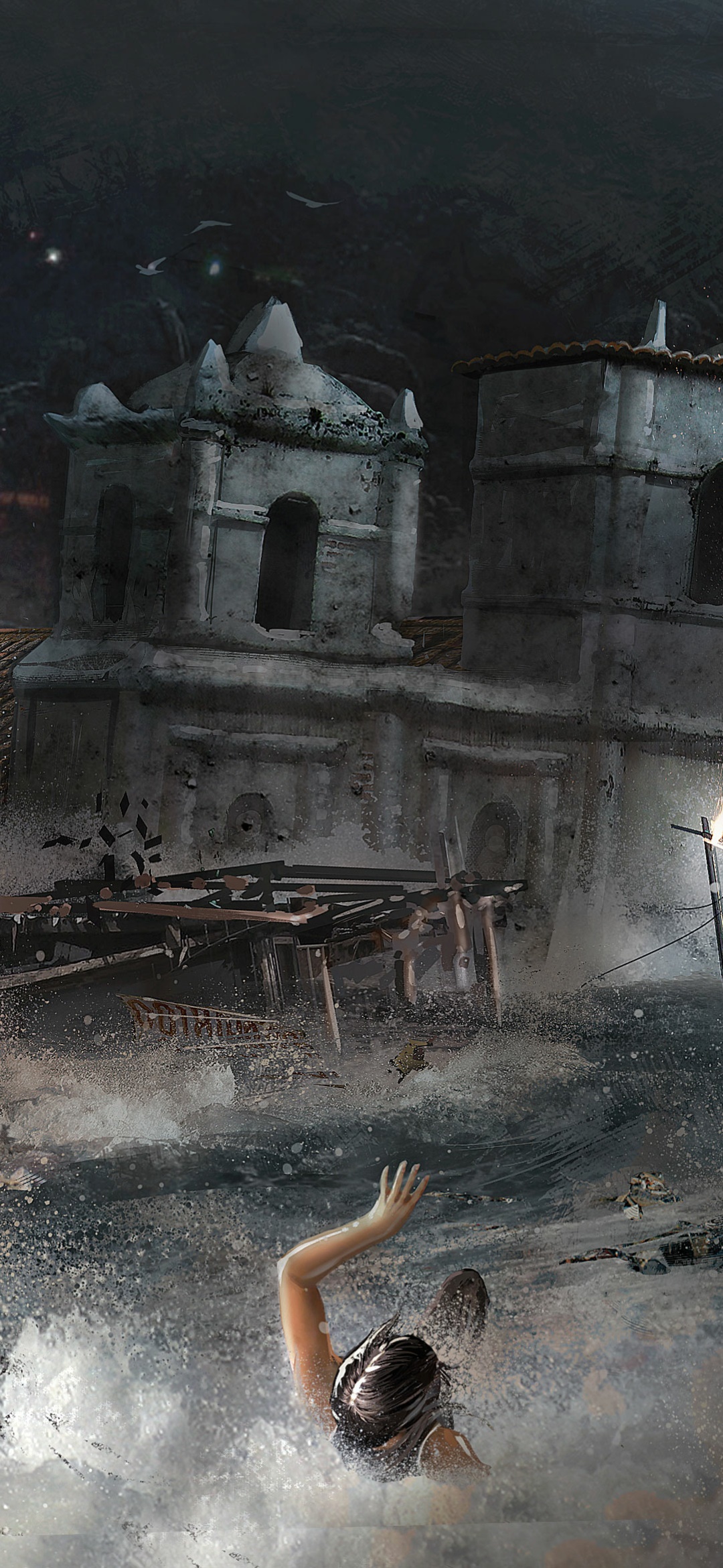 Video Game Shadow of the Tomb Raider, Lara Croft, 1080x2340, Phone HD Wallpaper