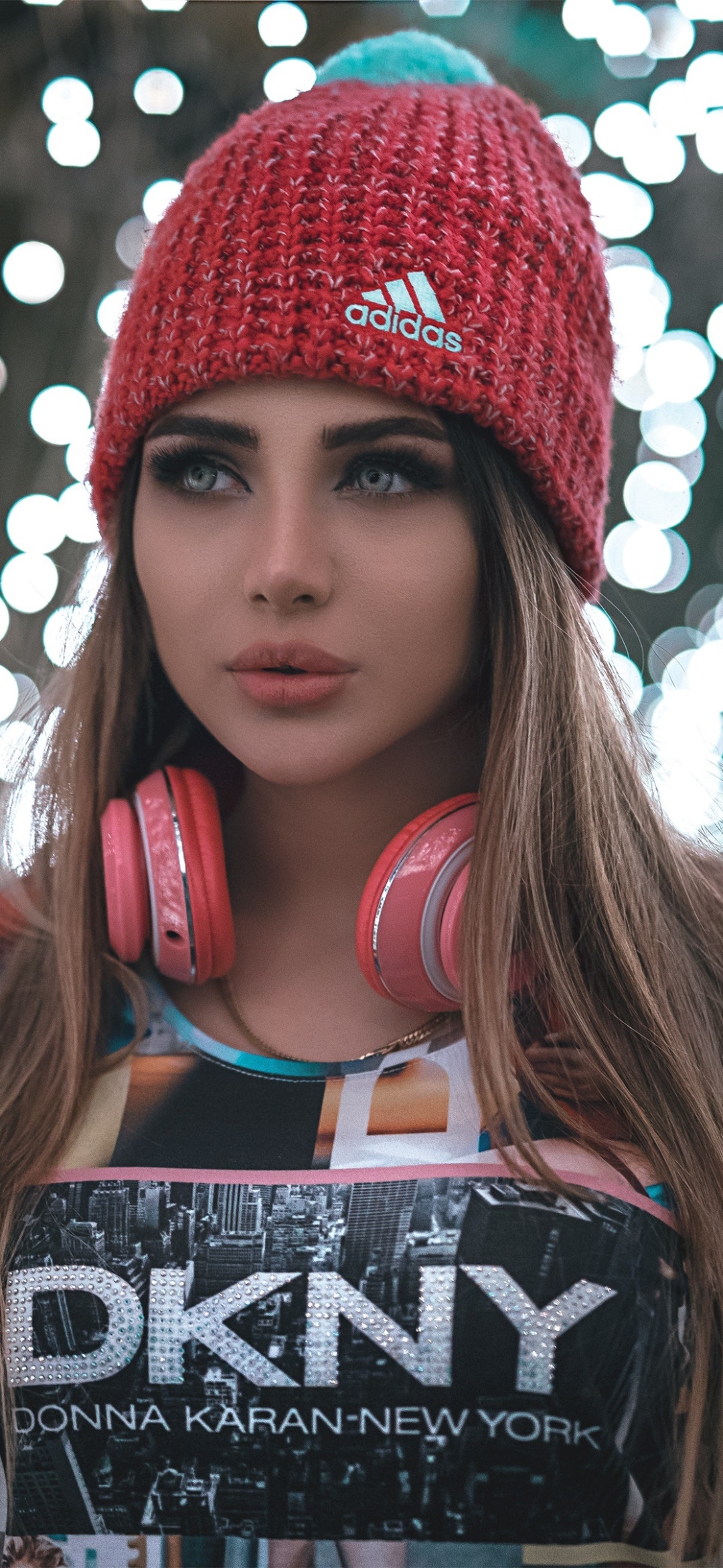 Women Model, Hat, 1080x2340, Phone HD Wallpaper
