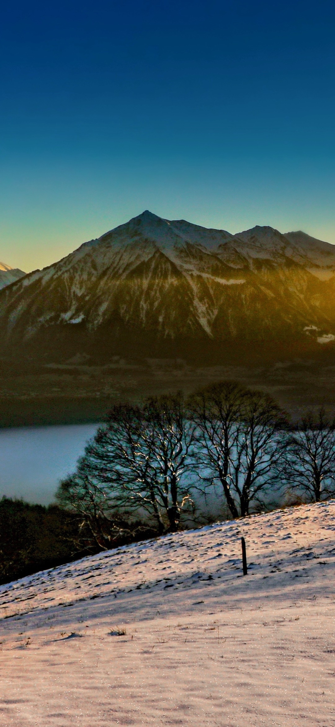 Earth Sunset, Switzerland, 1080x2340, Phone HD Wallpaper