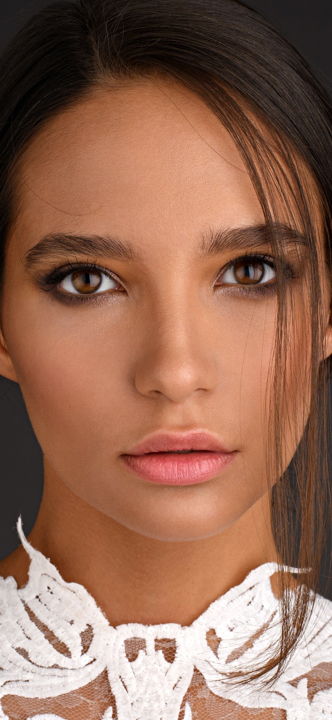 Women Model, Face, Brown Eyes, 1080x2340, Phone HD Wallpaper