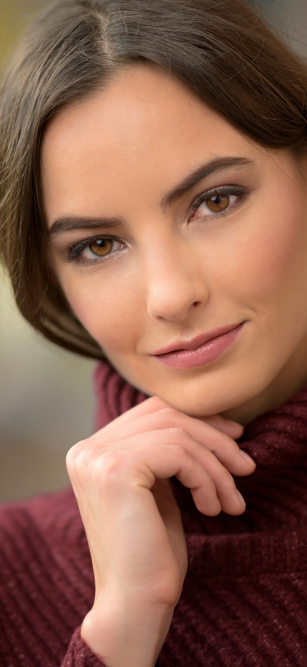 Women Model, Hazel Eyes, Face, 1080x2340, Phone HD Wallpaper