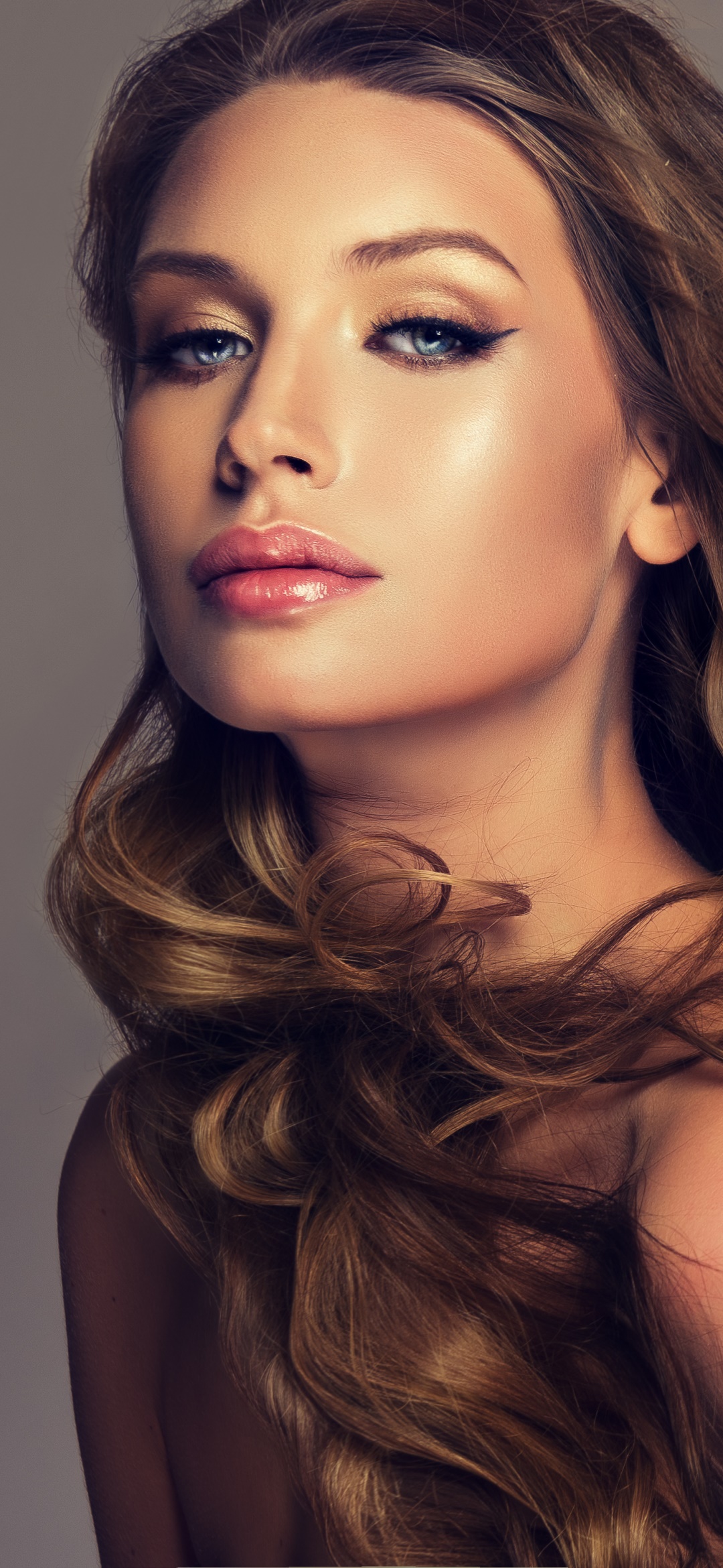 Women Model, Face, Redhead, Hair, 1080x2340, Phone HD Wallpaper
