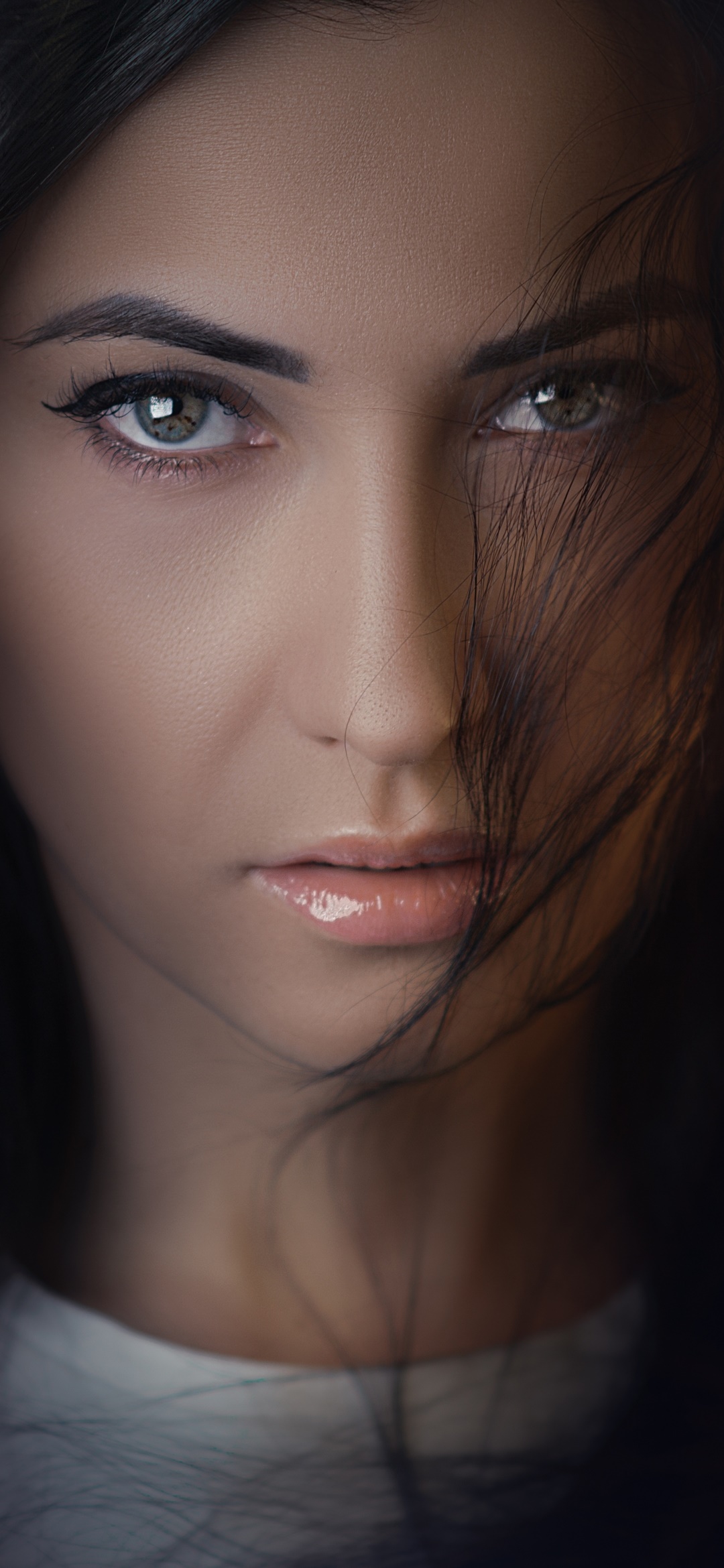 Women Model, Elena Voronina, Face, 1080x2340, Phone HD Wallpaper