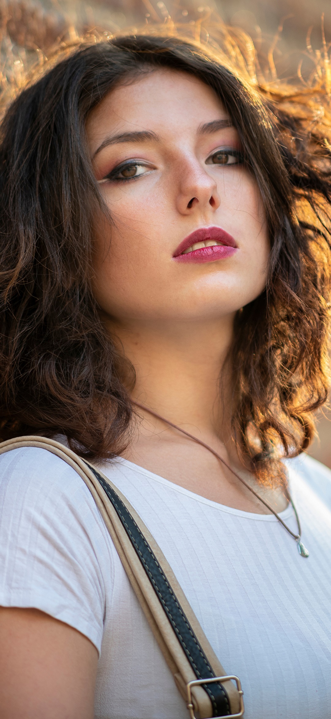 Women Model, Brunette, 1080x2340, Phone HD Wallpaper