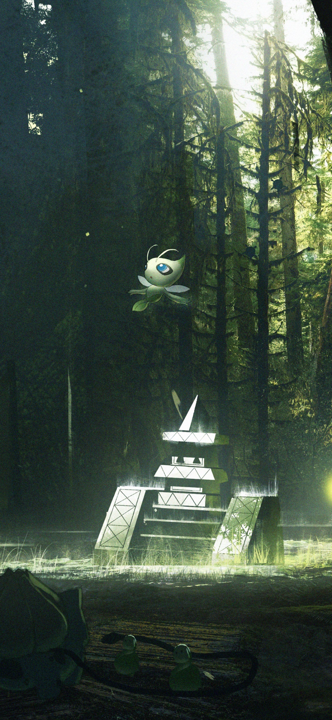 Anime Pokémon, Celebi (Pokémon), 1080x2340, Phone HD Wallpaper