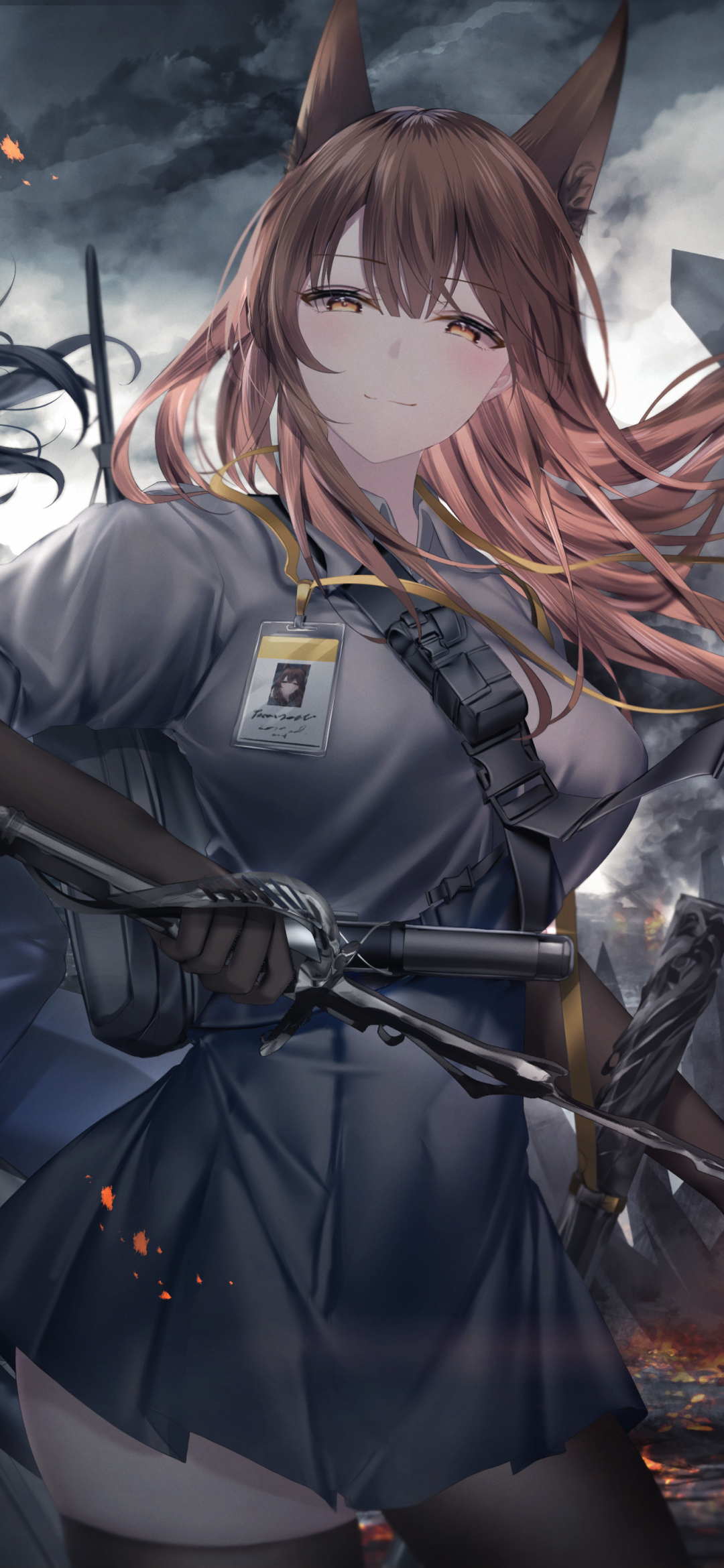 Video Game Arknights, Franka (Arknights), 1080x2340, Phone HD Wallpaper