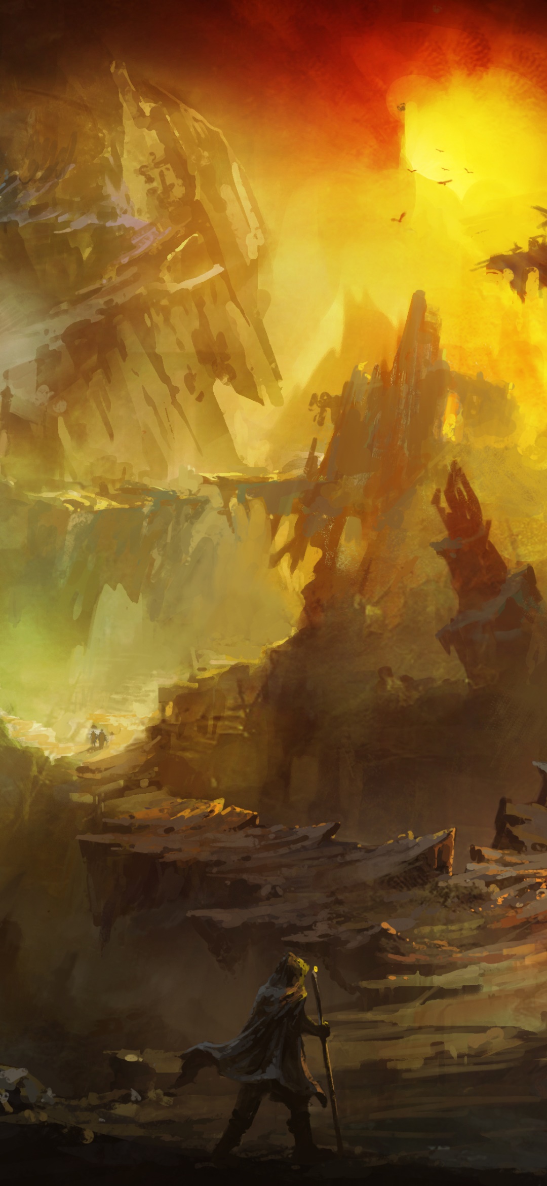 Fantasy Landscape, 1080x2340, Phone HD Wallpaper