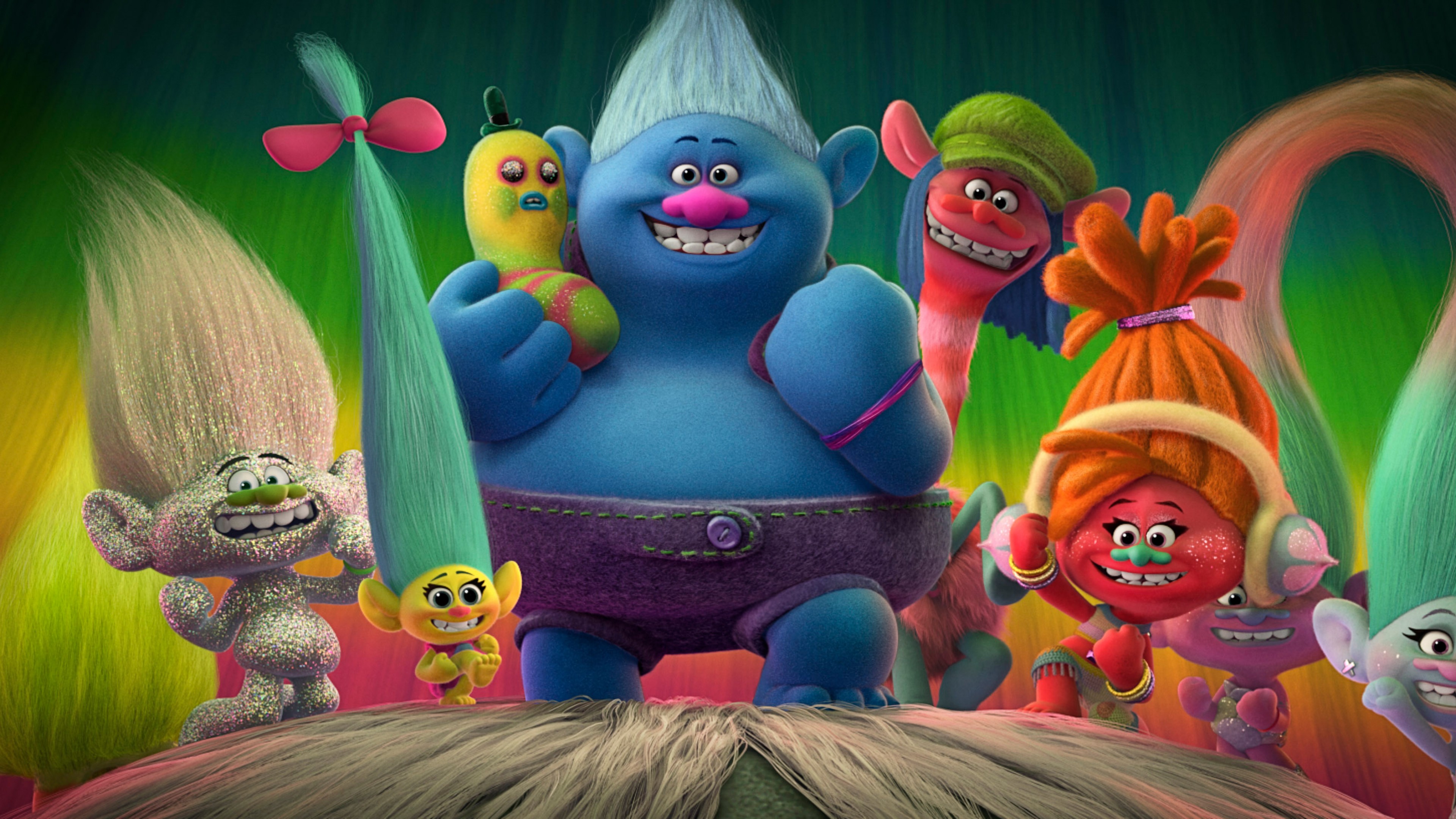 Trolls, best Animation movies of 2016, HD Wallpaper
