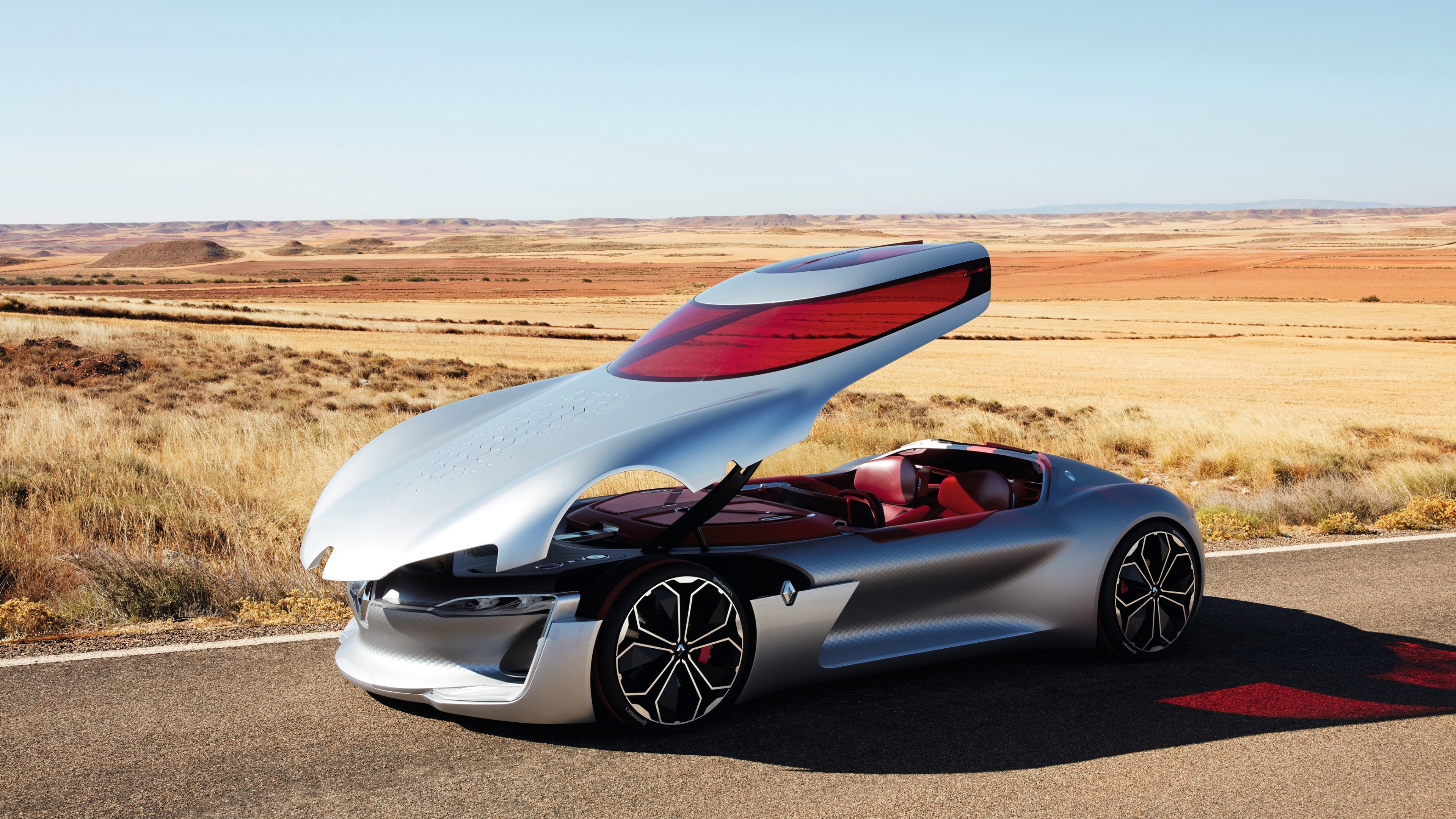 Renault Trezor, supercar, paris auto show 2016, HD Wallpaper
