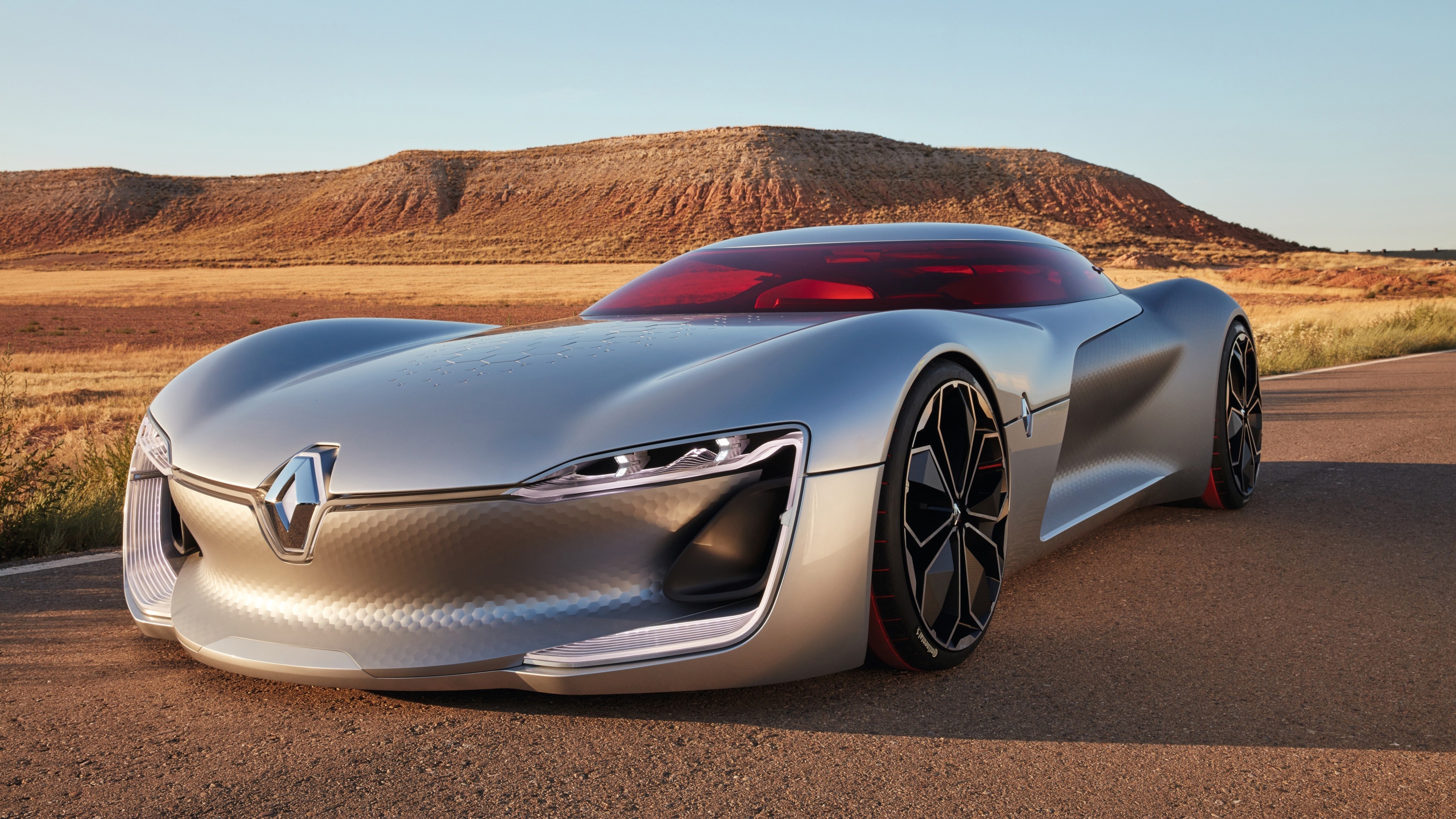 Renault Trezor, supercar, paris auto show 2016, HD Wallpaper