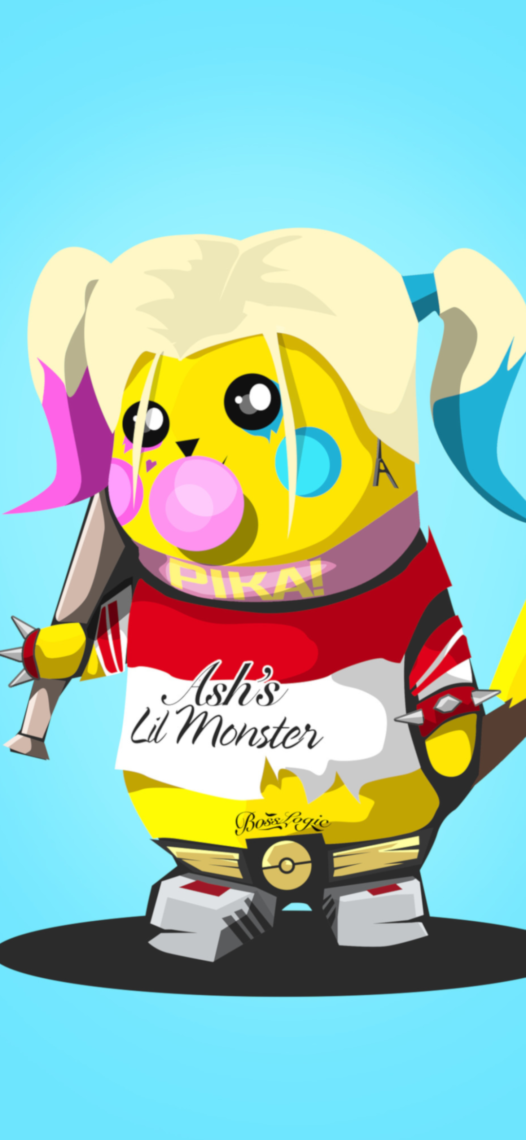 Anime Pokémon, Harley Quinn, Pikachu, 1080x2340, Phone HD Wallpaper