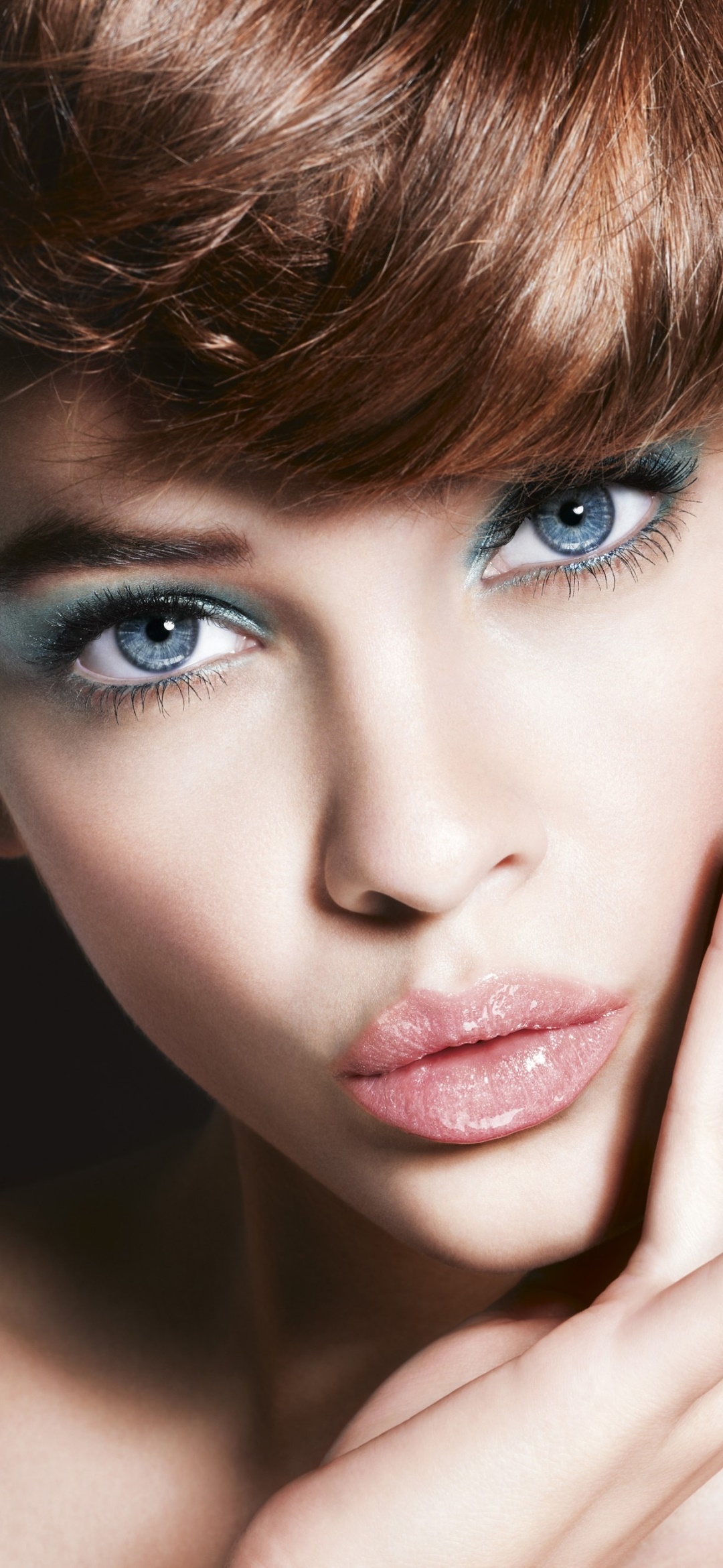 Celebrity Barbara Palvin, Close-up, Lips, Hungarian, Blue Eyes, Face, 1080x2340, Phone HD Wallpaper