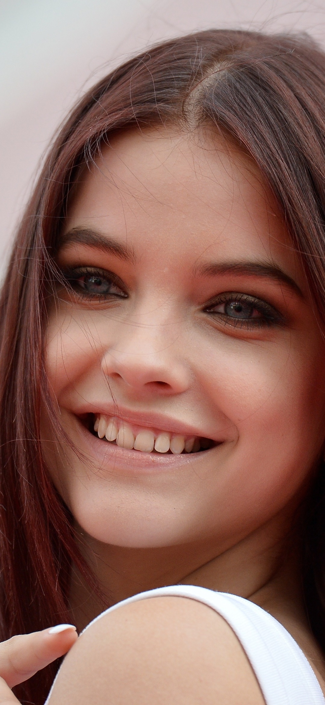 Celebrity Barbara Palvin, Hungarian, Model, Face, Brunette, Smile, 1080x2340, Phone HD Wallpaper