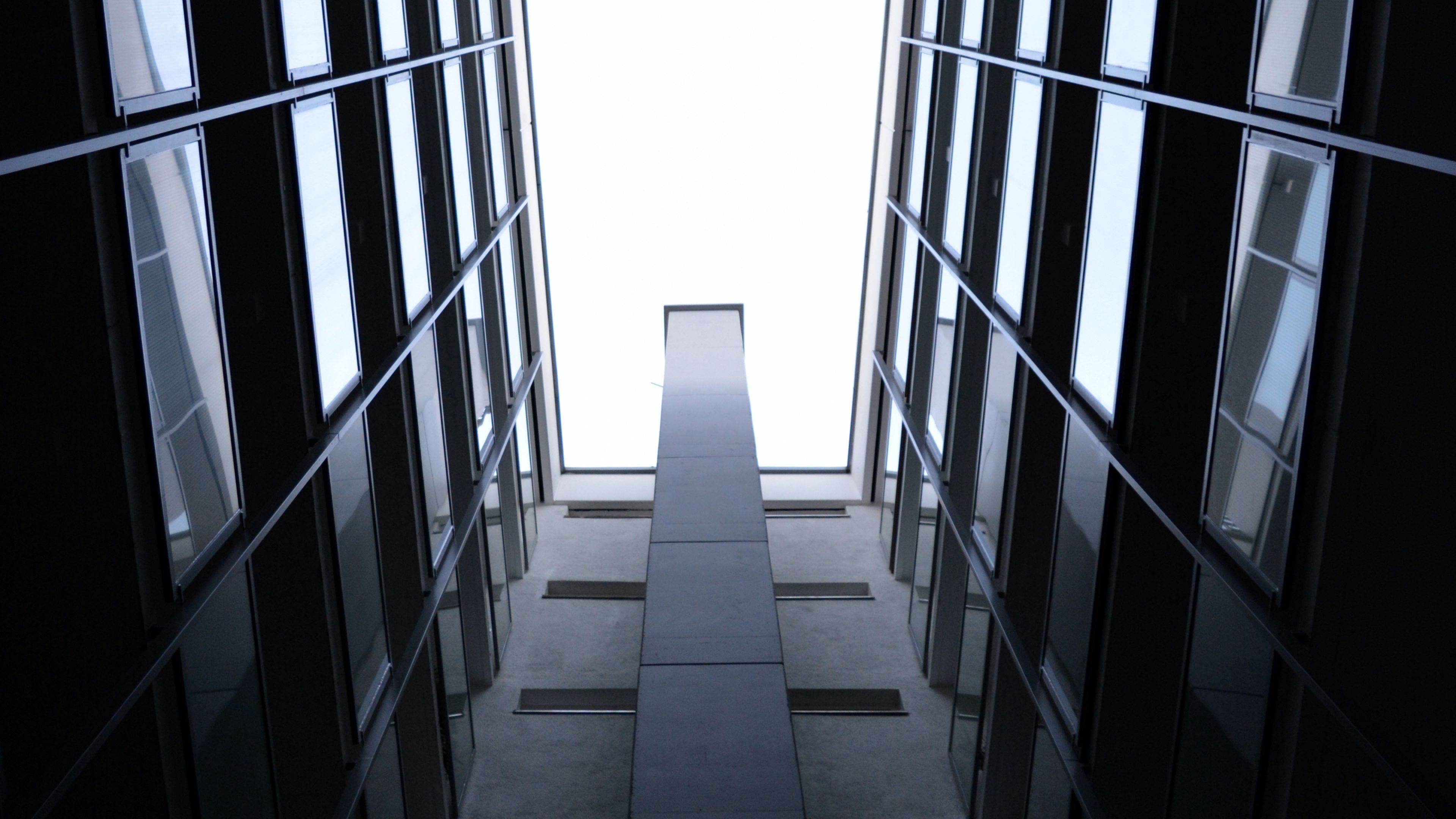 building, architecture, symmetry, 4k, HD Wallpaper