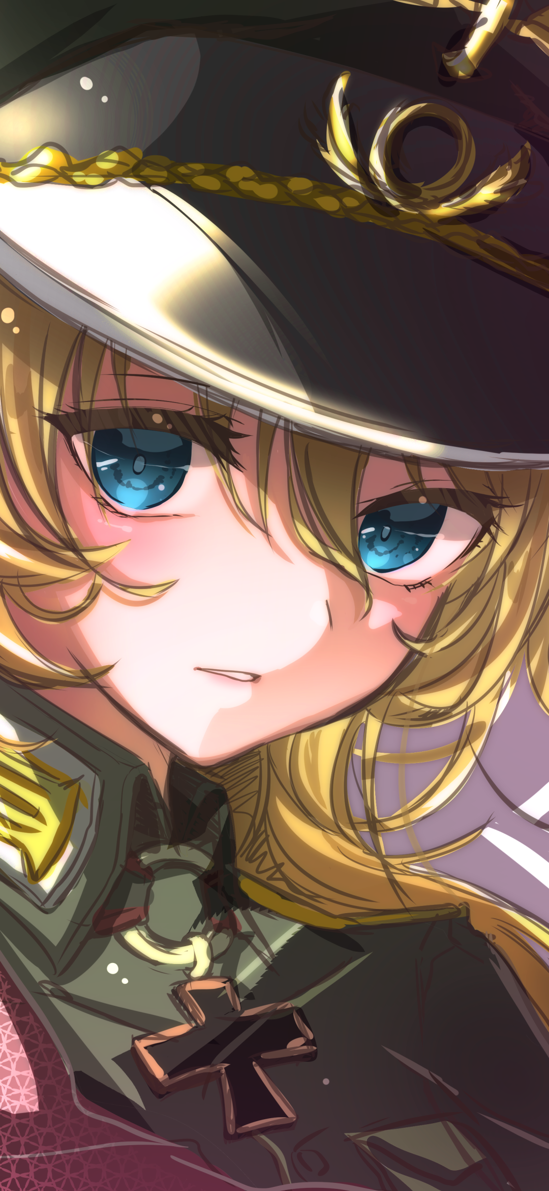 Anime Youjo Senki, Tanya Degurechaff, 1080x2340, Phone HD Wallpaper