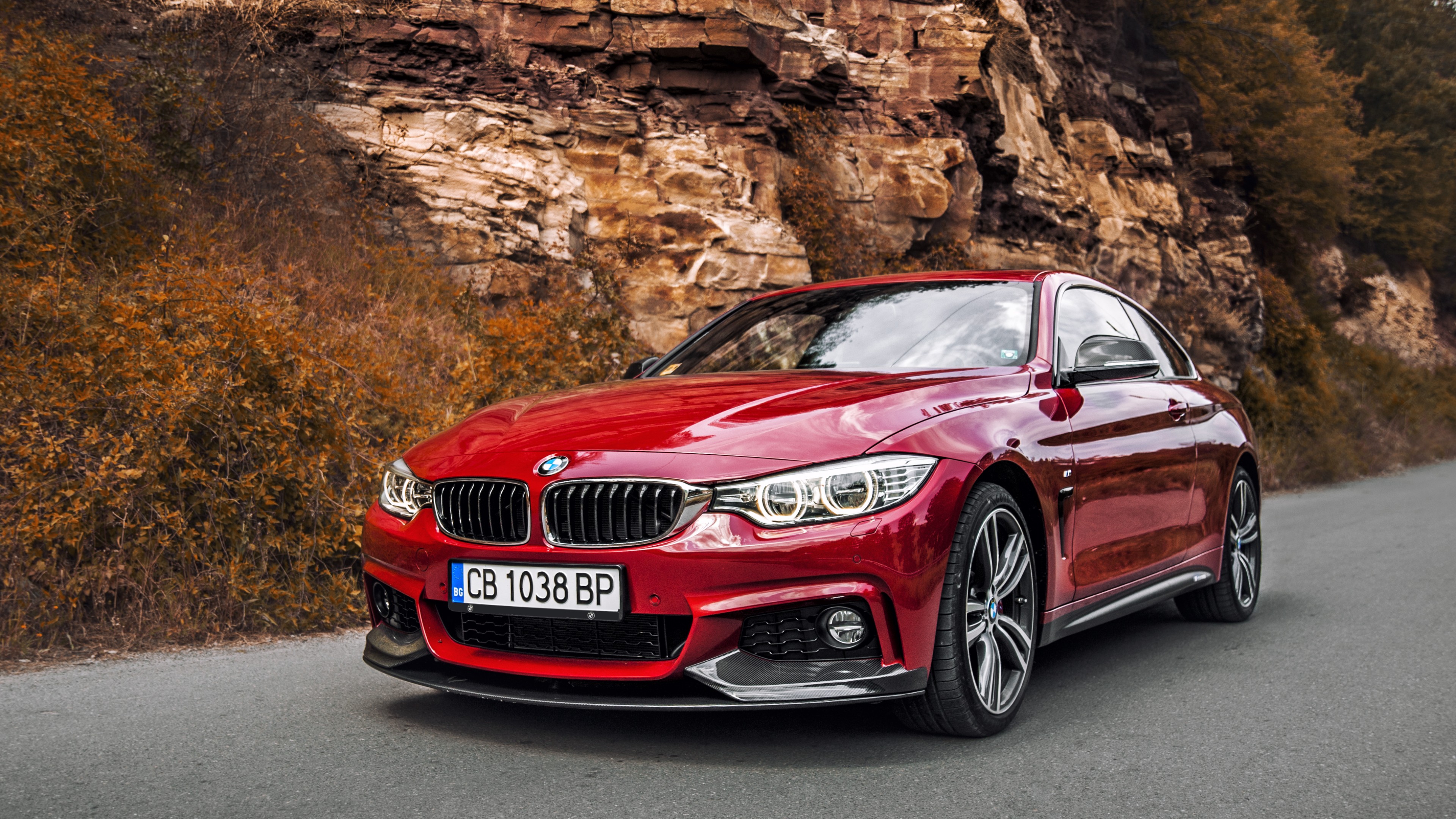 Bmw 440i, red edition, coupe, HD Wallpaper