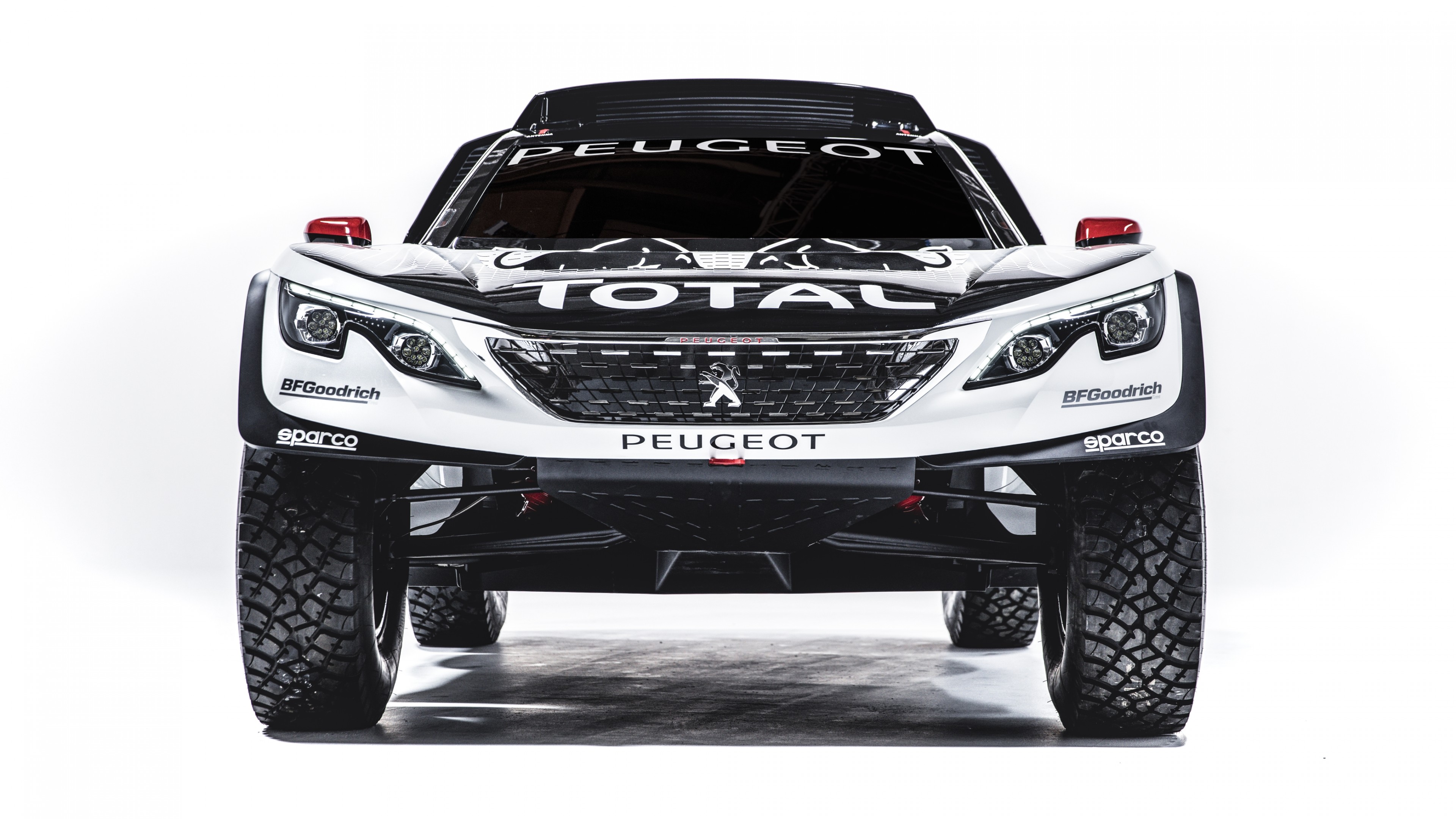 Peugeot 3008 DKR, Paris Auto Show 2016, Dakar challenge, rally, HD Wallpaper