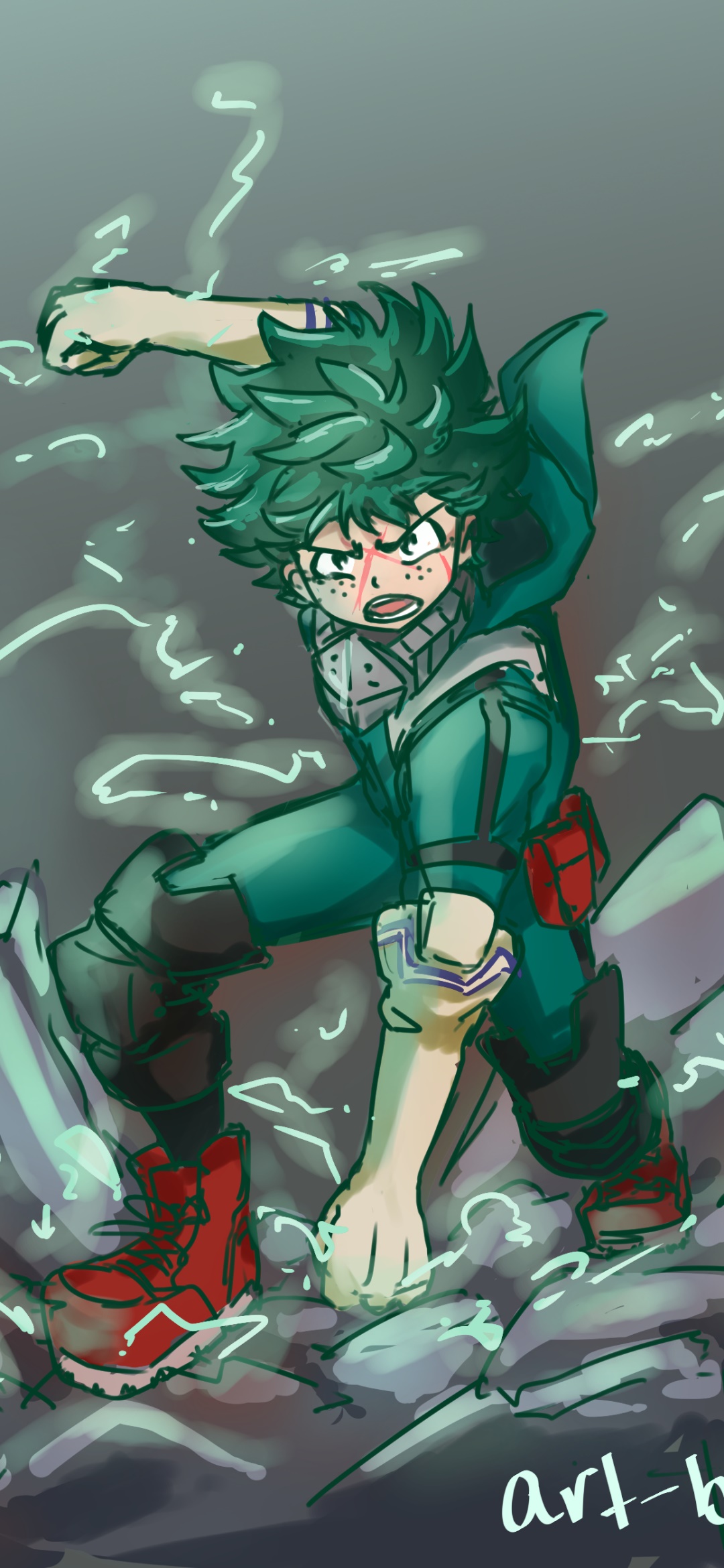 Anime My Hero Academia, Izuku Midoriya, 1080x2340, Phone HD Wallpaper