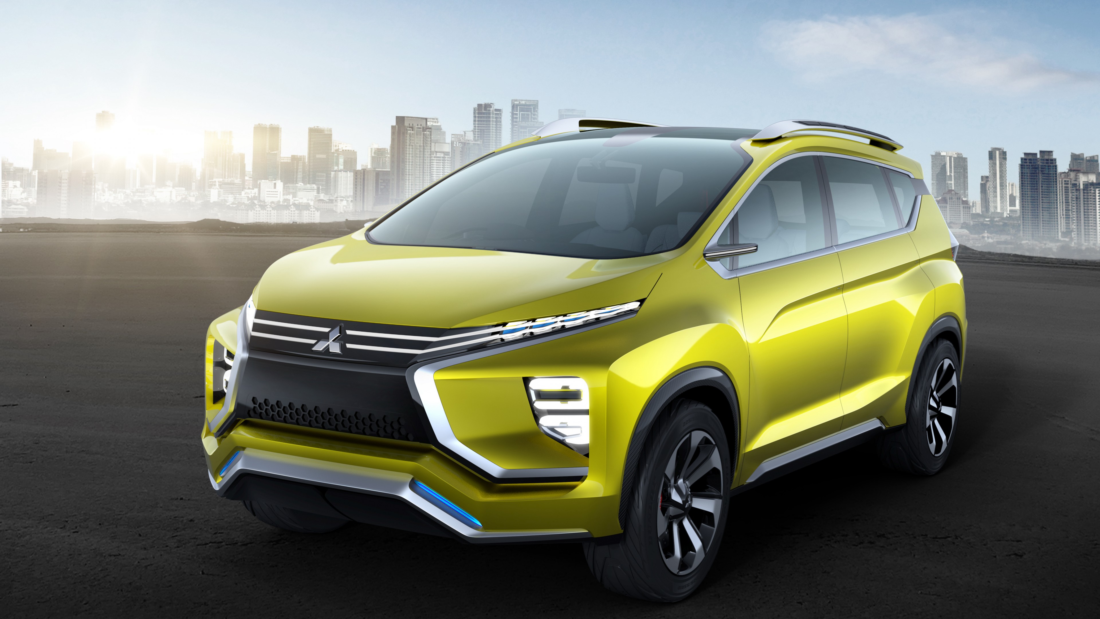 Mitsubishi XM, paris auto show 2016, Hybrid, crossover, HD Wallpaper
