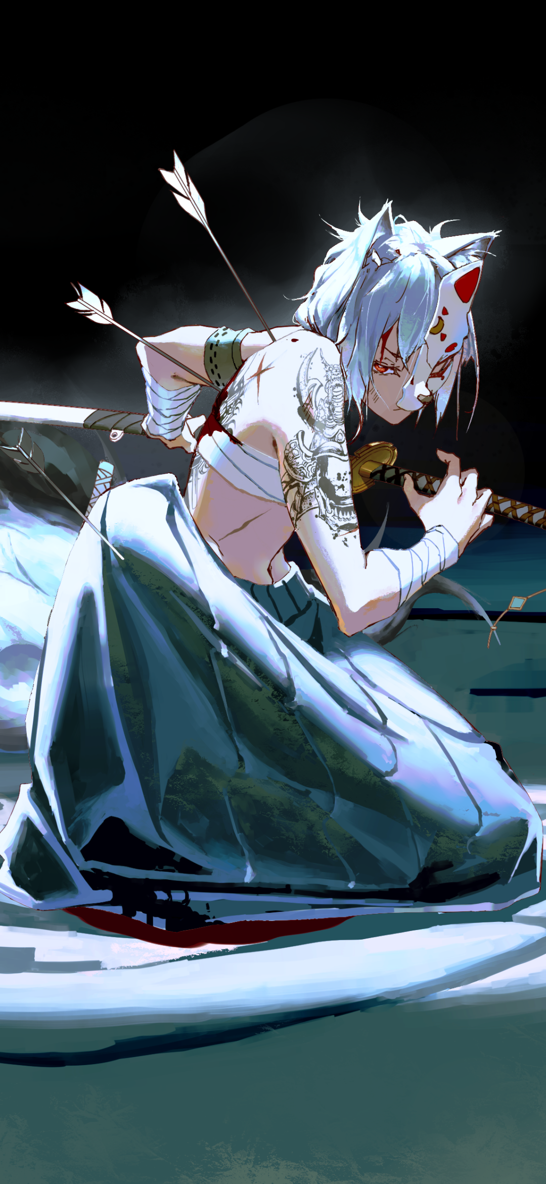 Anime Touhou, Momiji Inubashiri, 1080x2340, Phone HD Wallpaper