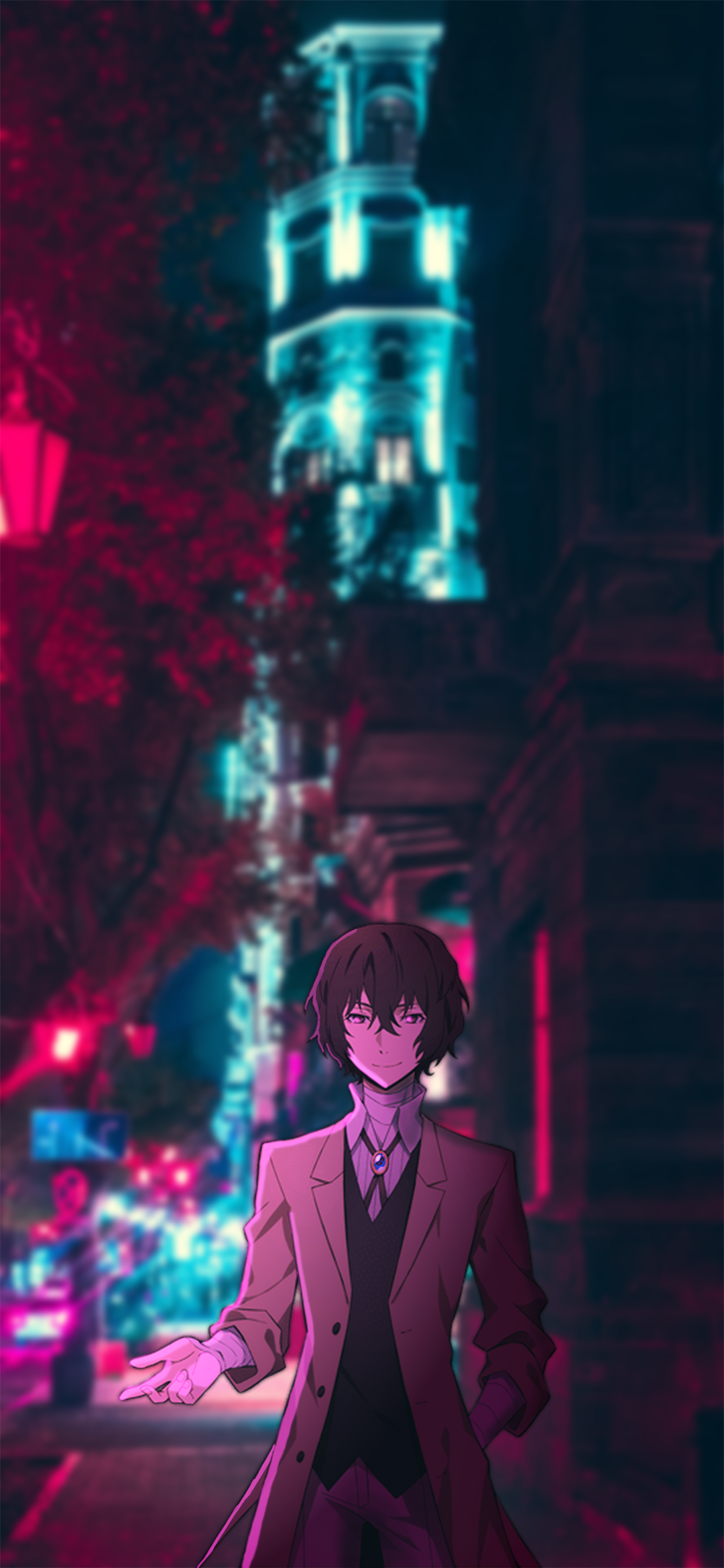 Anime Bungou Stray Dogs, Osamu Dazai, 1080x2340, Phone HD Wallpaper