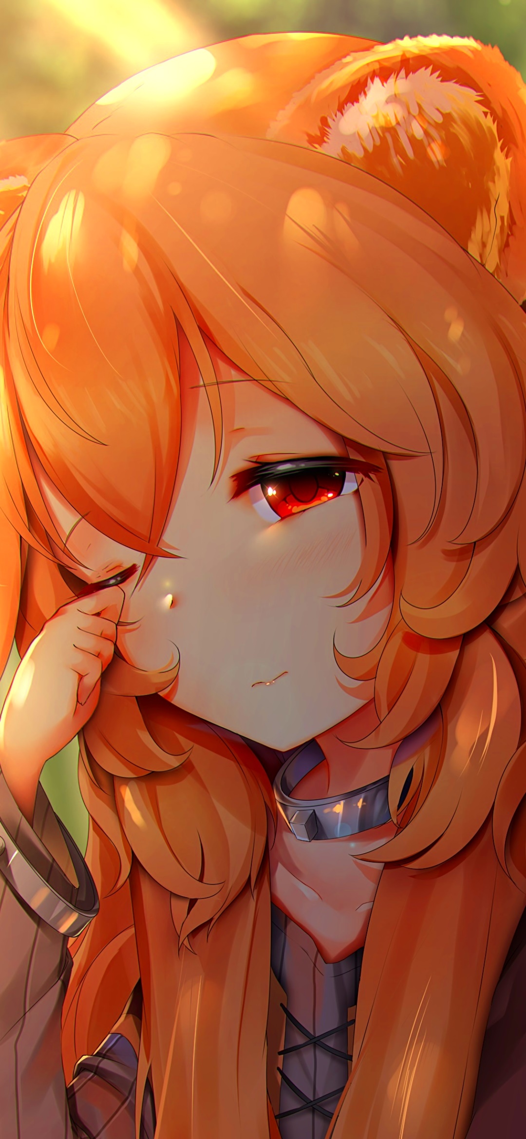Anime The Rising of the Shield Hero, Raphtalia (The Rising Of The Shield Hero), Animal Ears, Red Eyes, 1080x2340, Phone HD Wallpaper