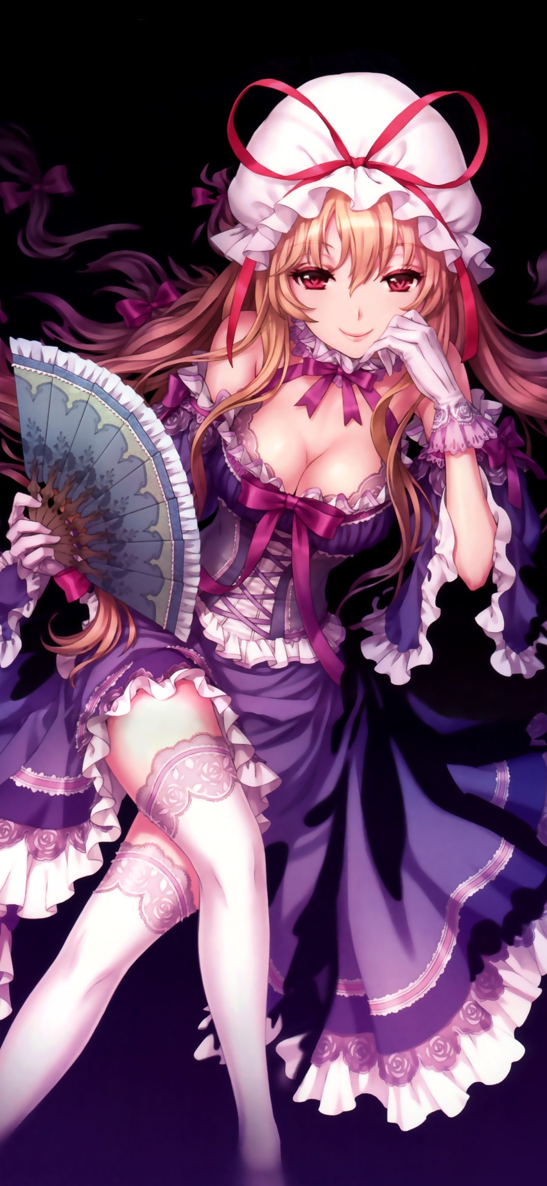 Anime Touhou, Yukari Yakumo, 1080x2340, Phone HD Wallpaper