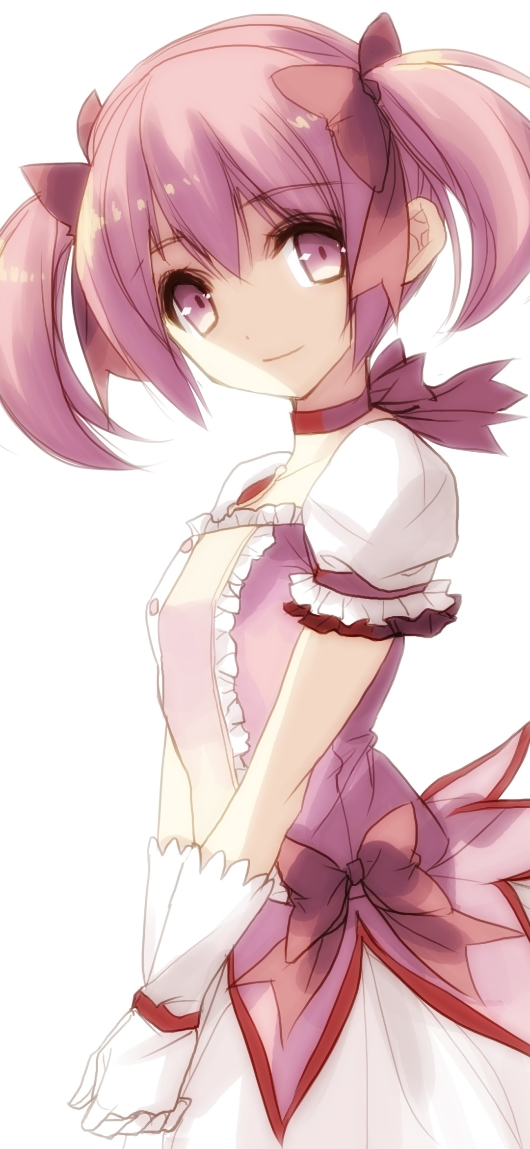 Anime Puella Magi Madoka Magica, Madoka Kaname, 1080x2340, Phone HD Wallpaper