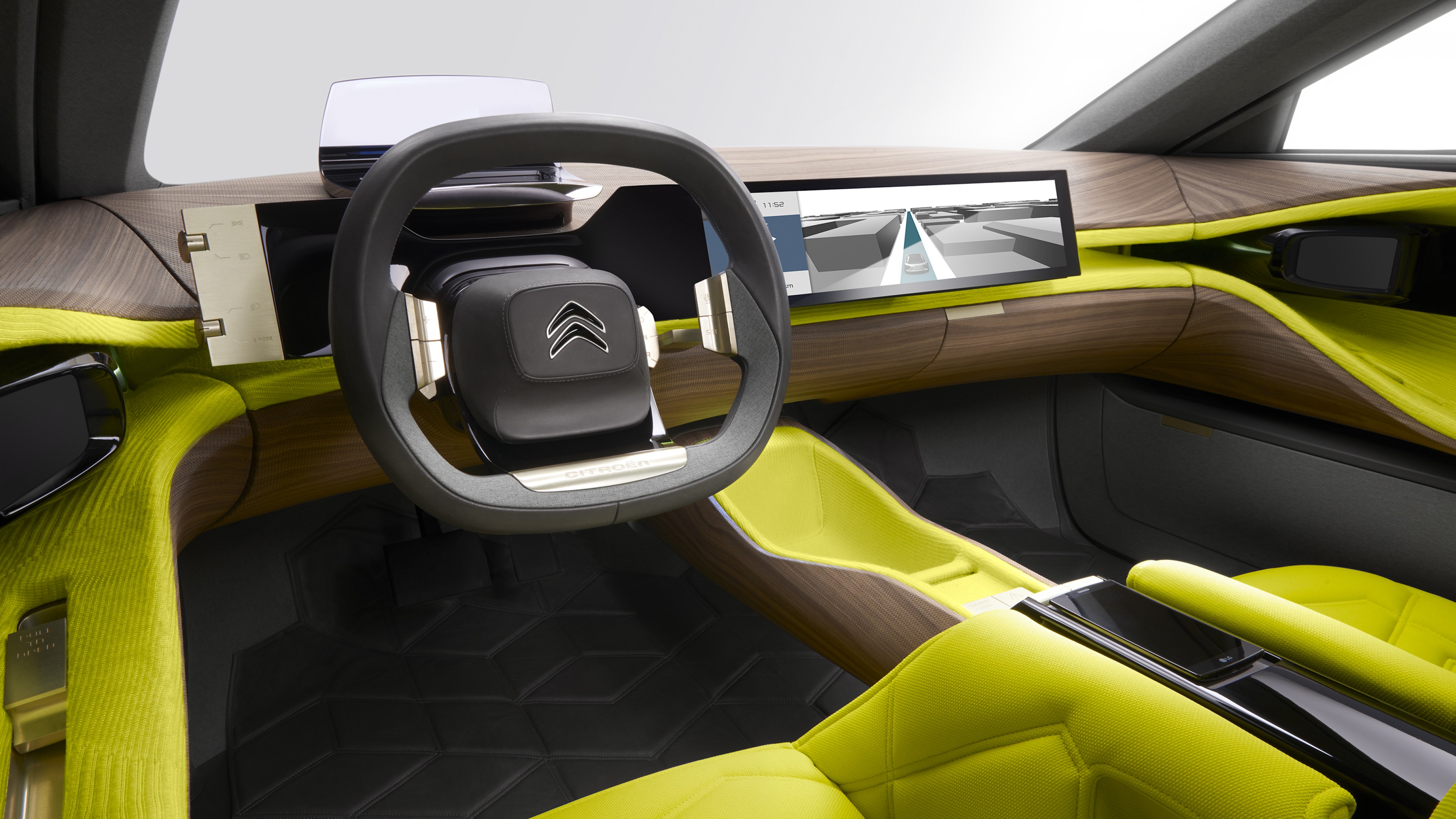 Citroёn CXperience, paris auto show 2016, Hybrid, interior, HD Wallpaper