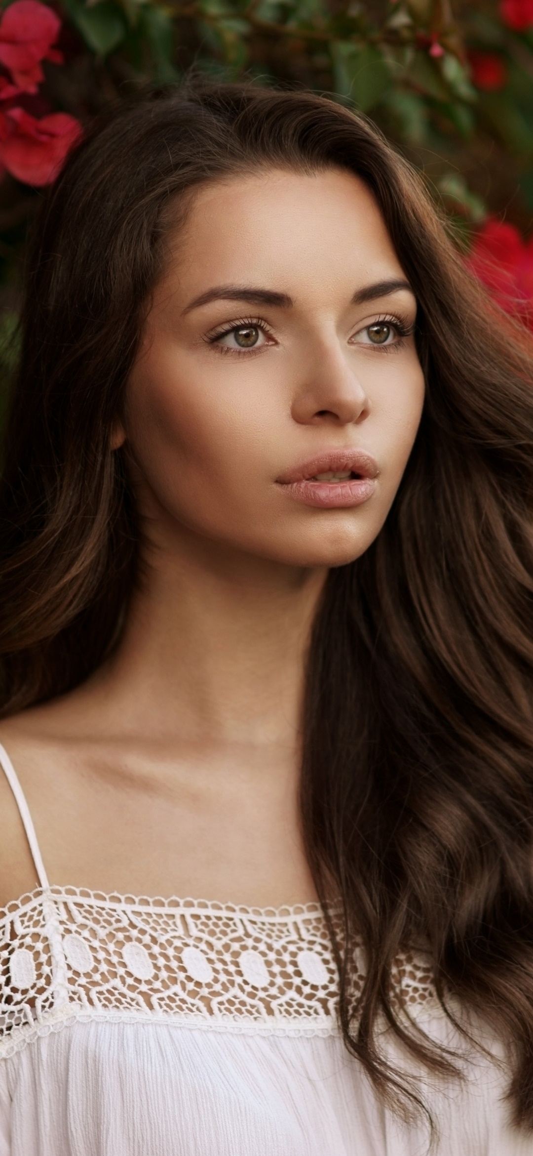 Women Model, Brunette, 1080x2340, Phone HD Wallpaper
