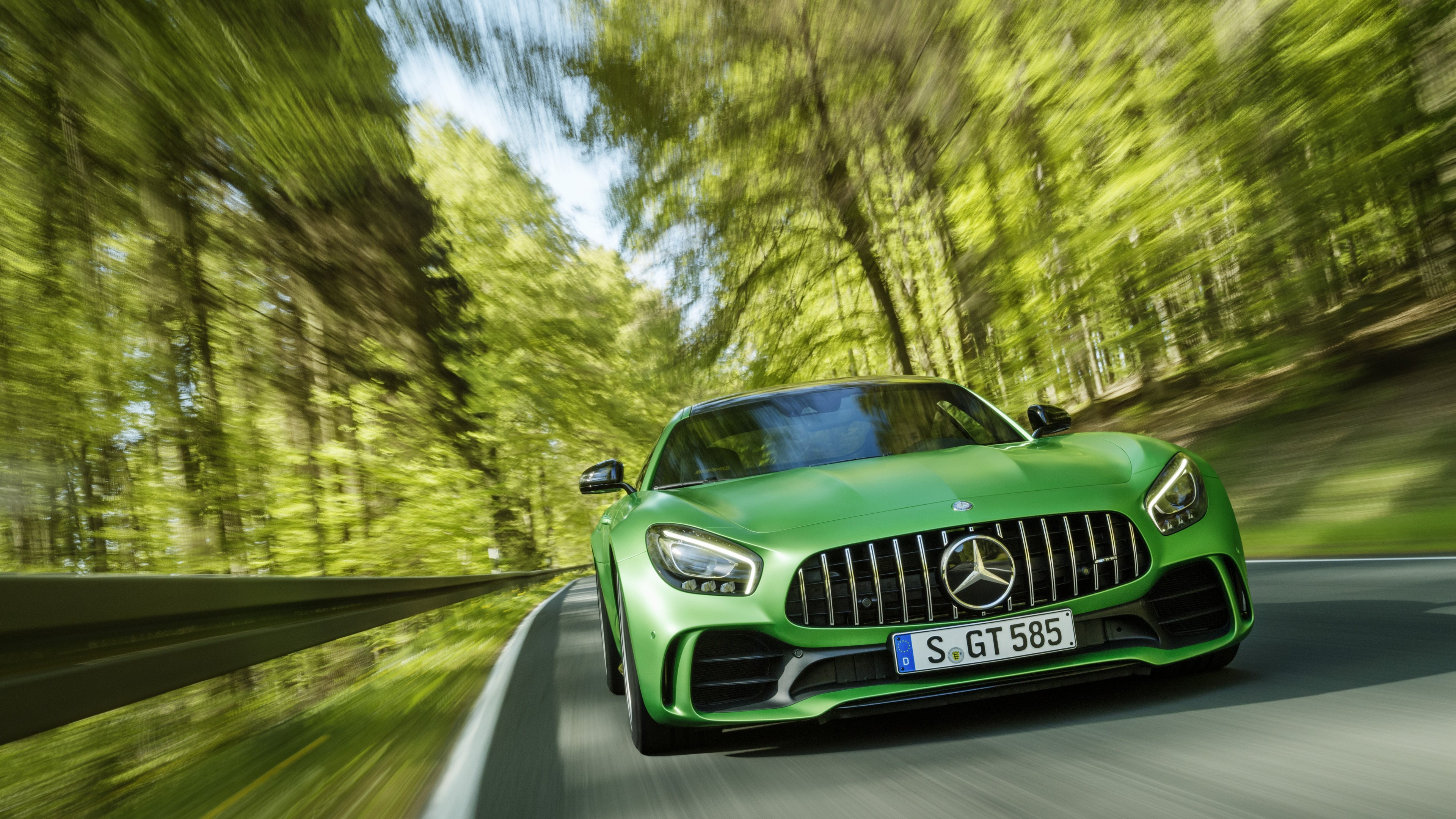 Mercedes-AMG GT R, green, Goodwood Festival of Speed 2016, HD Wallpaper