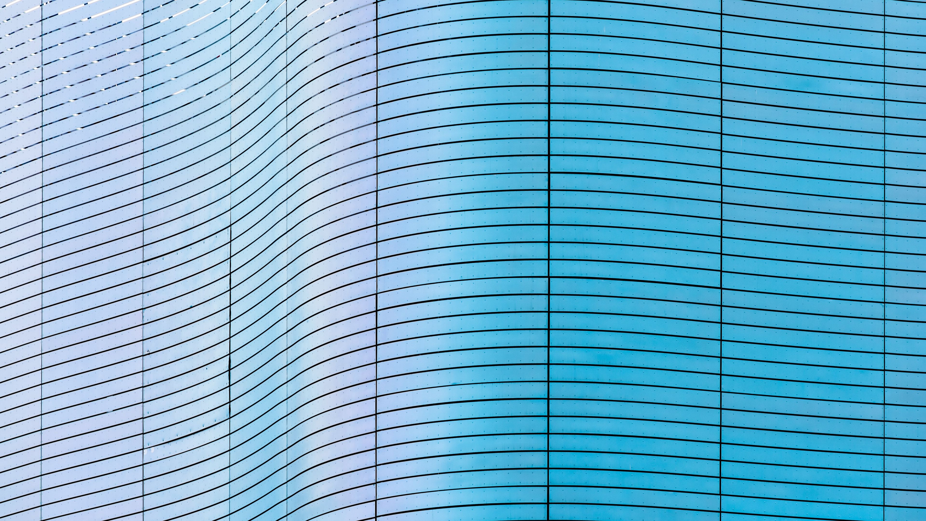 facade, building, stripes, minimalism, 4k, HD Wallpaper